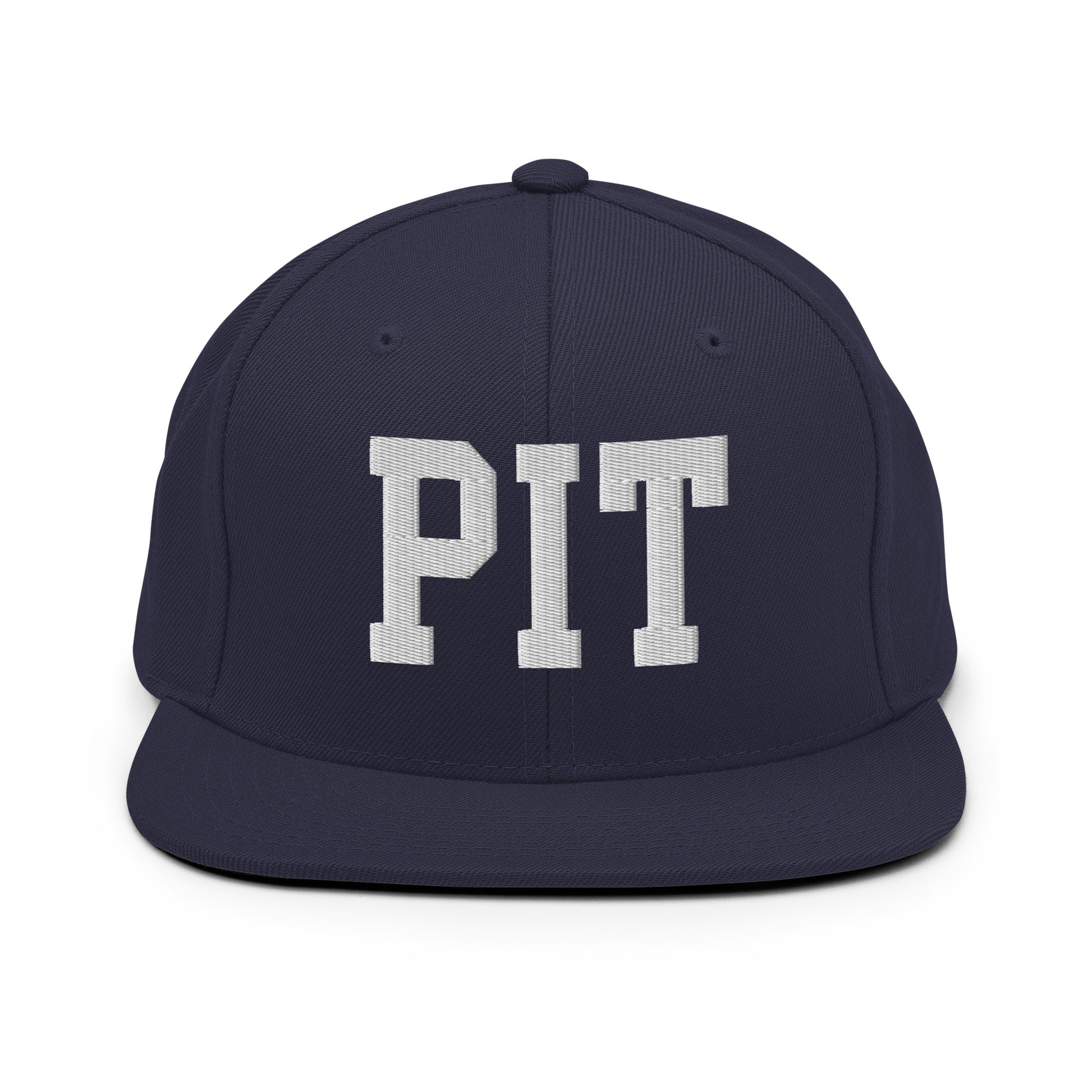 College-Style Classic Snapback Hat • White • PIT Pittsburgh Souvenir • YHM Designs - Image 15