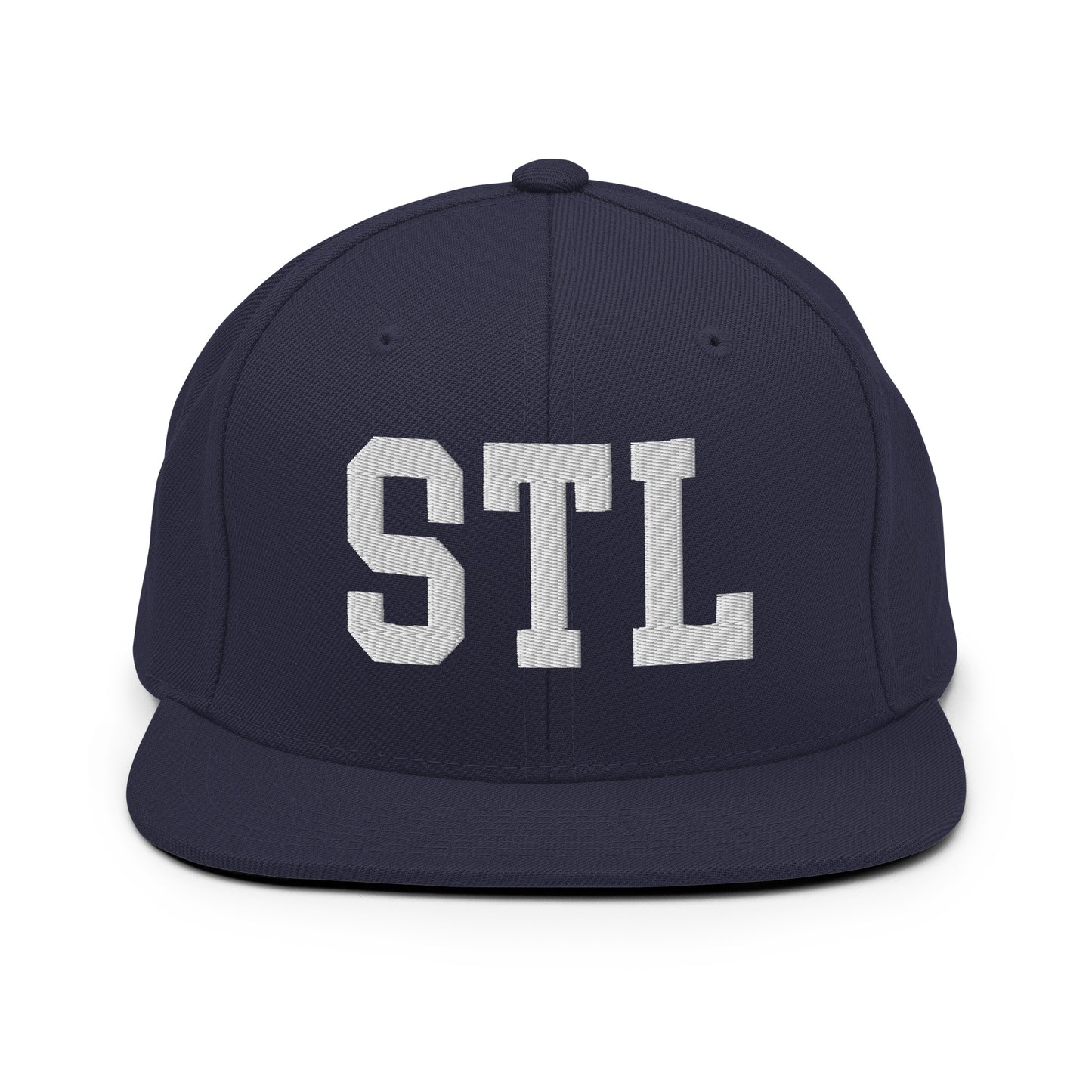 College-Style Classic Snapback Hat • White • STL St. Louis • YHM Designs - Image 15