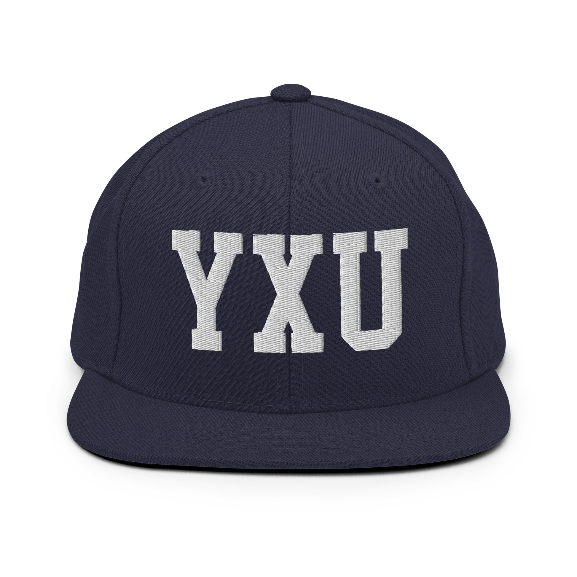 College-Style Classic Snapback Hat • White • YXU London Souvenir • YHM Designs - Image 15