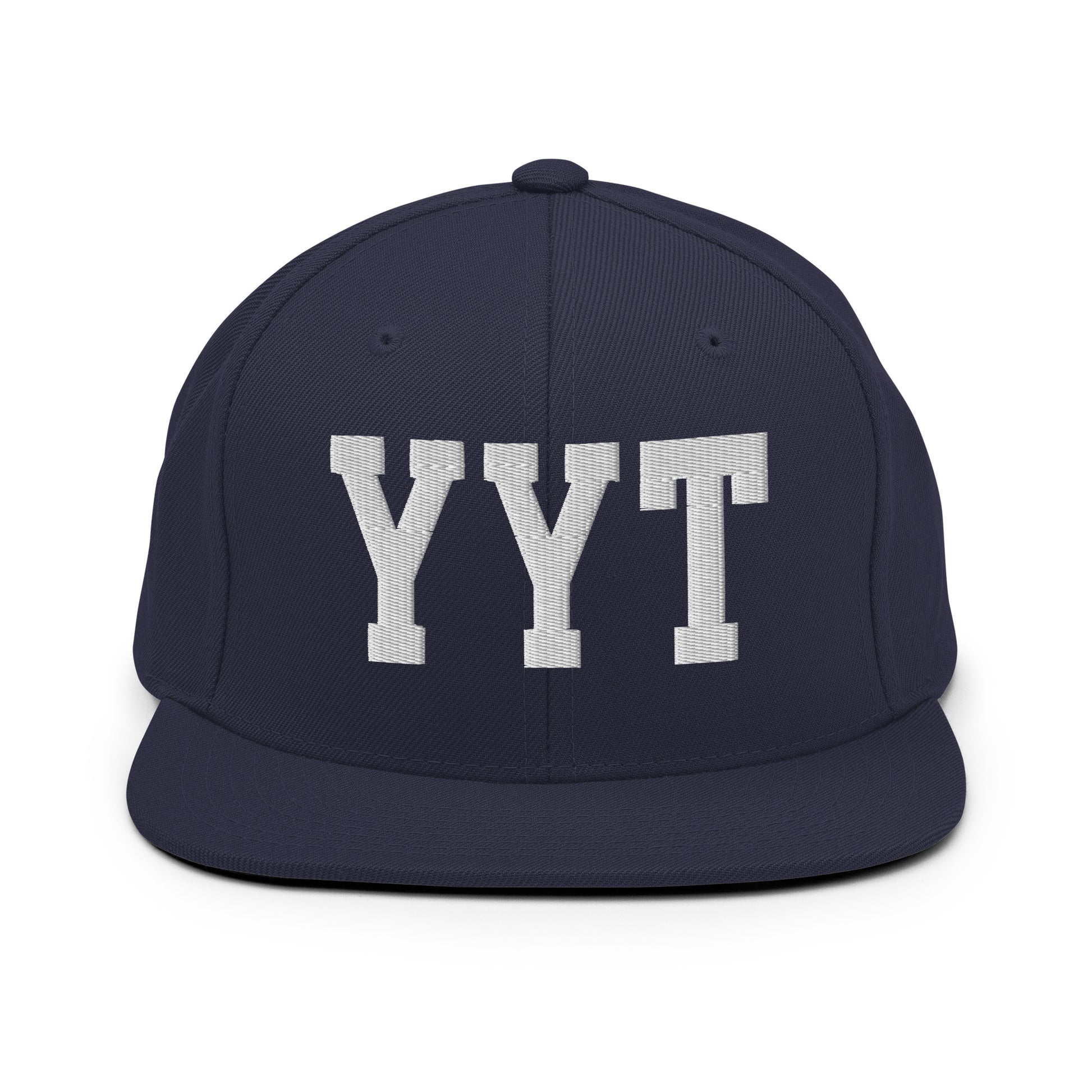 College-Style Classic Snapback Hat • White • YYT St. John's Souvenir • YHM Designs - Image 15