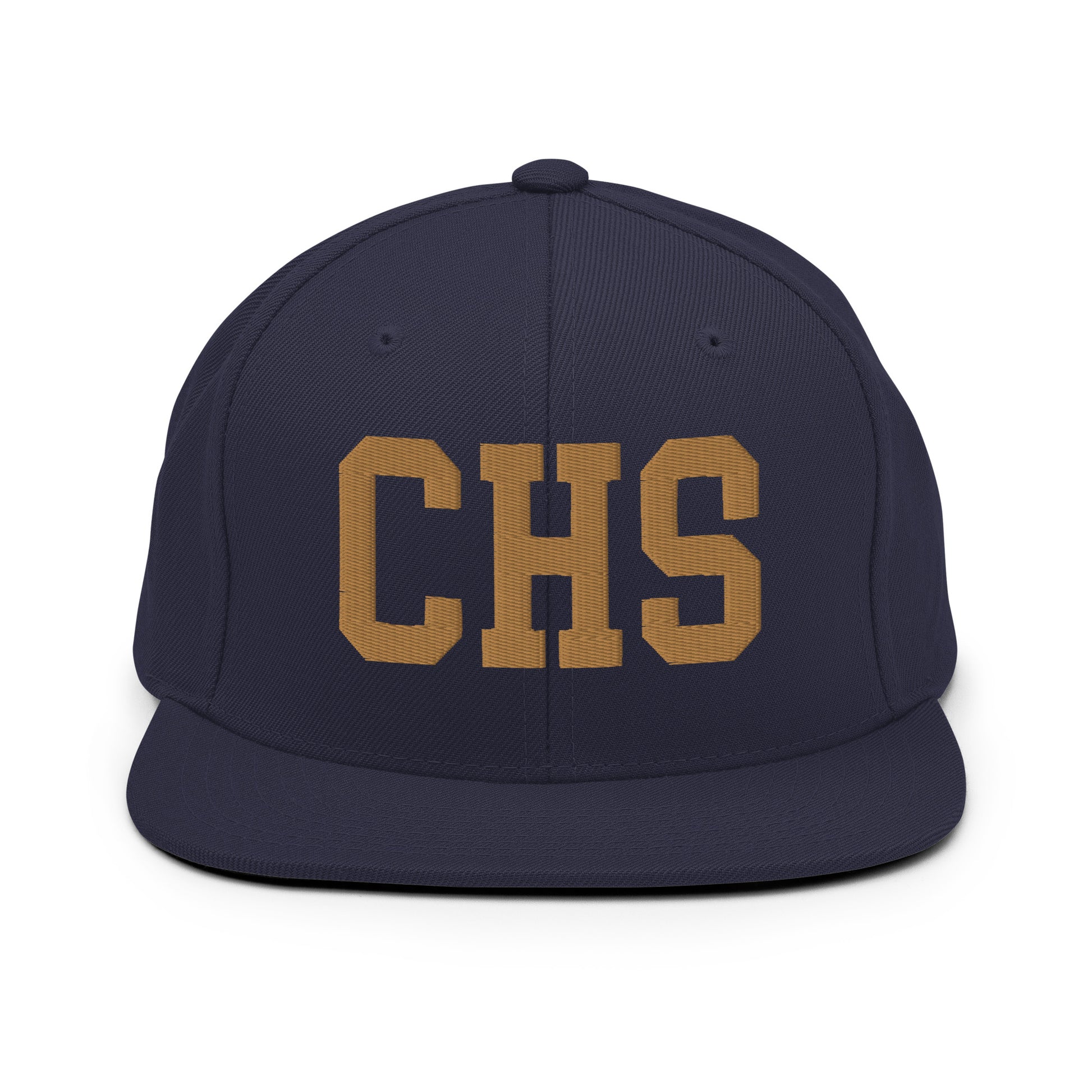 College-Style Classic Snapback Hat • Old Gold • CHS Charleston Souvenir • YHM Designs - Image 14