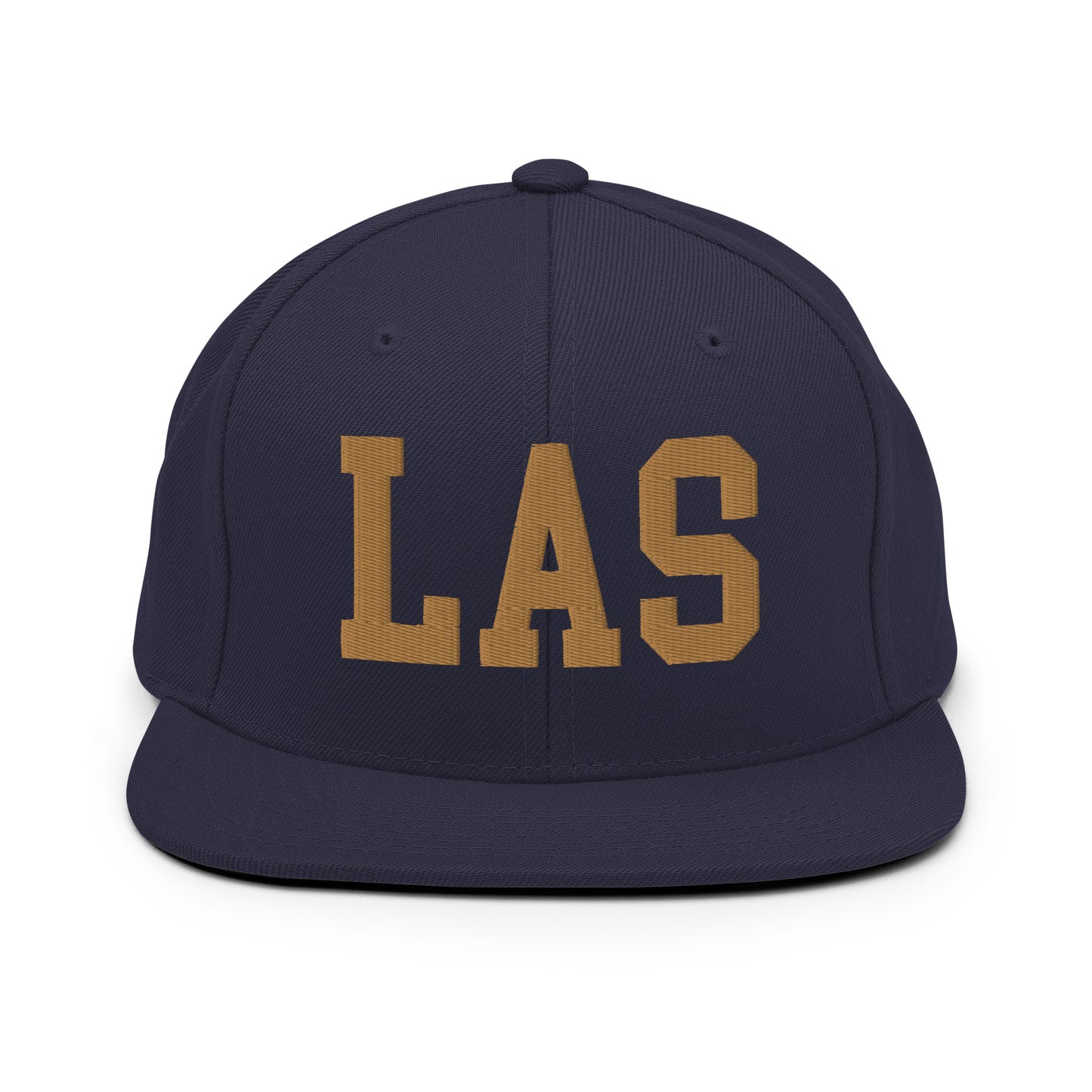 College-Style Classic Snapback Hat • Old Gold • LAS Las Vegas • YHM Designs - Image 14