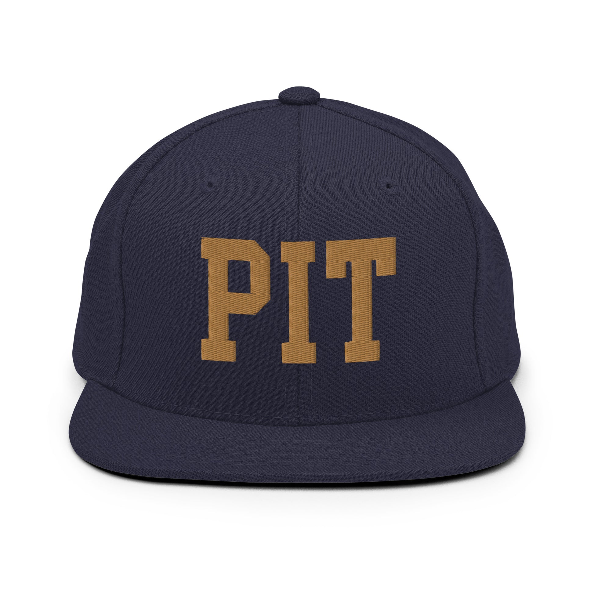 College-Style Classic Snapback Hat • Old Gold • PIT Pittsburgh Souvenir • YHM Designs - Image 14
