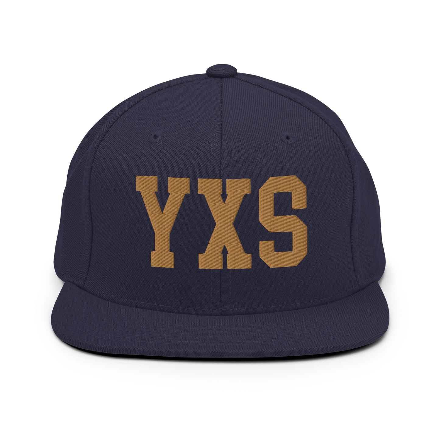 College-Style Classic Snapback Hat • Old Gold • YXS Prince George Souvenir • YHM Designs - Image 14
