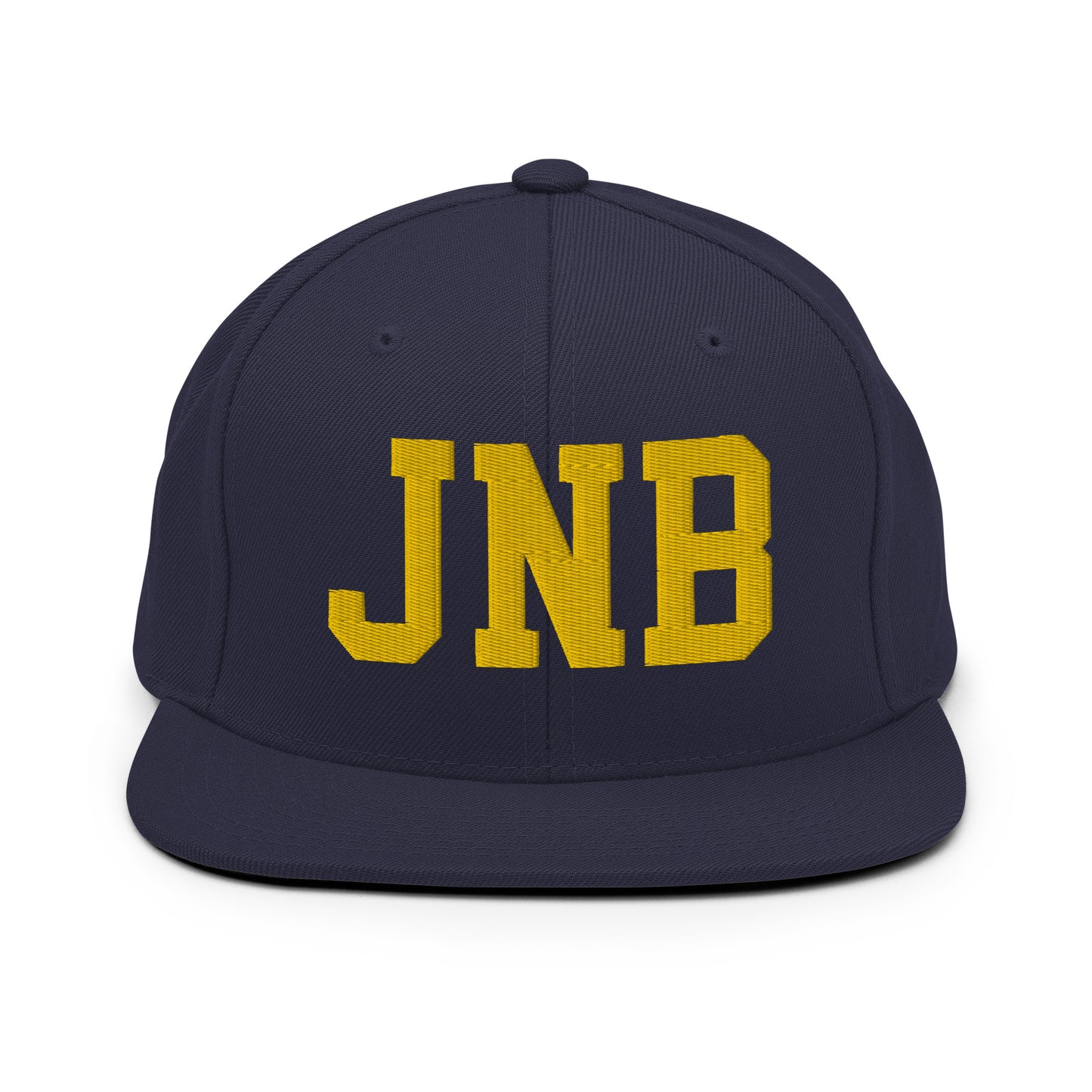 College-Style Classic Snapback Hat • Gold • JNB Johannesburg • YHM Designs - Image 11