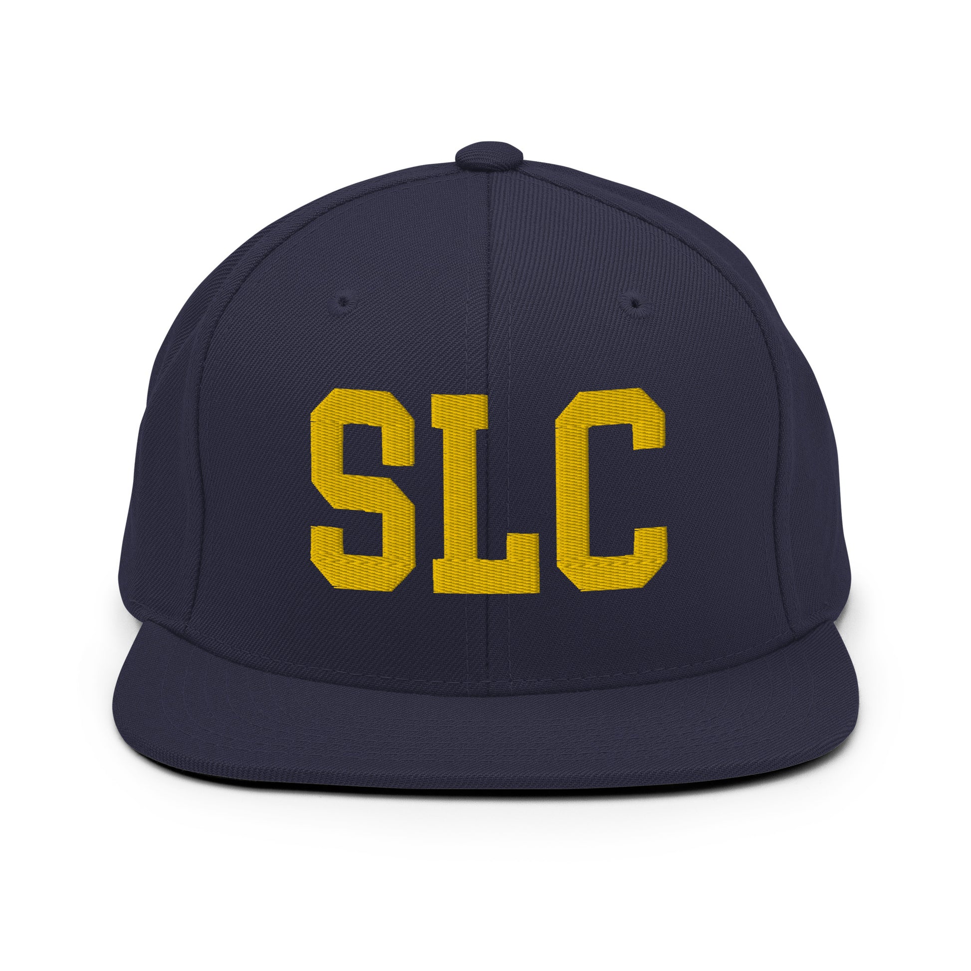 College-Style Classic Snapback Hat • Gold • SLC Salt Lake City • YHM Designs - Image 11