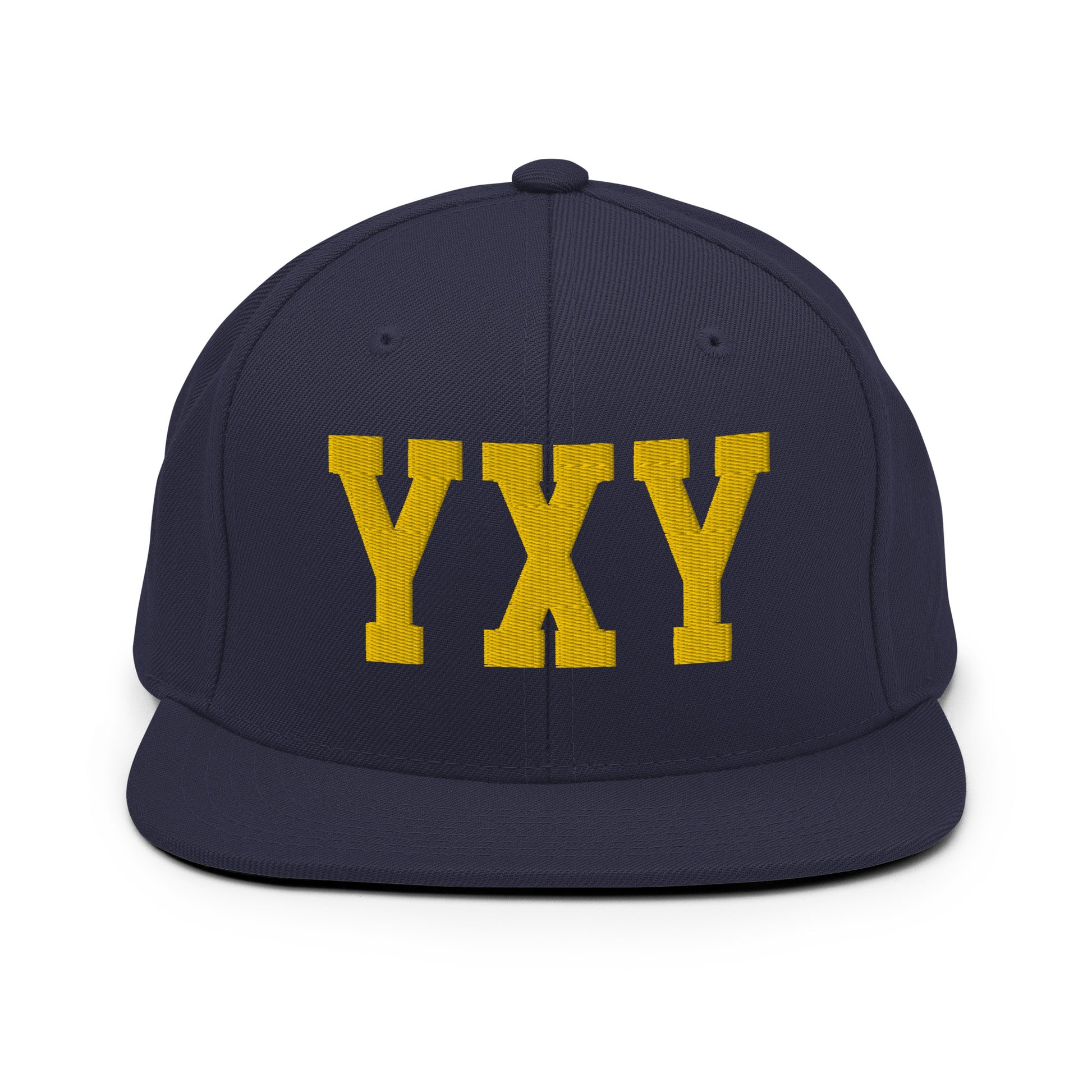 College-Style Classic Snapback Hat • Gold • YXY Whitehorse • YHM Designs - Image 11