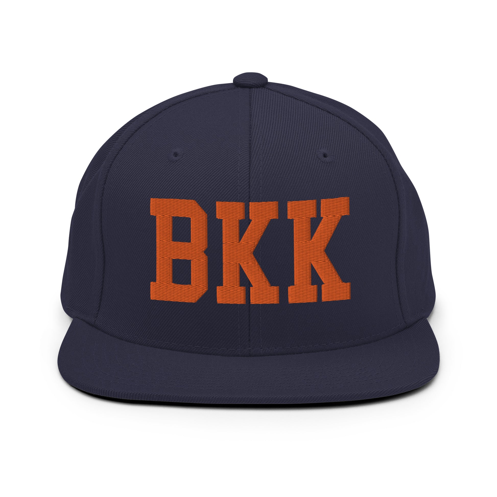 College-Style Classic Snapback Hat • Orange • BKK Bangkok • YHM Designs - Image 19