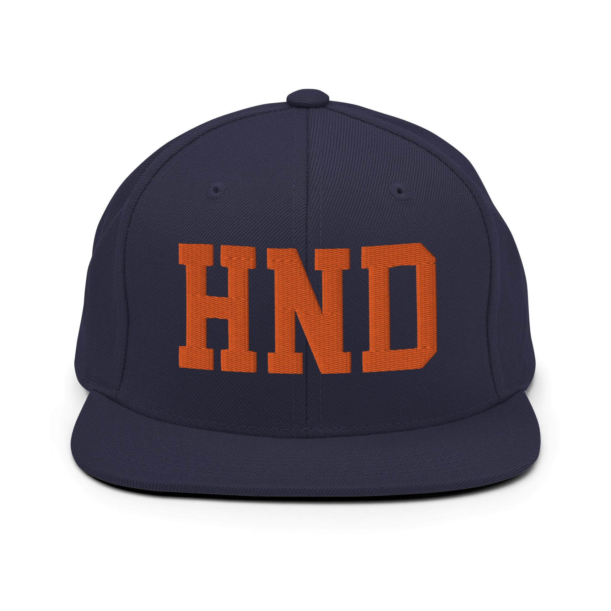 College-Style Classic Snapback Hat • Orange • HND Tokyo • YHM Designs - Image 19