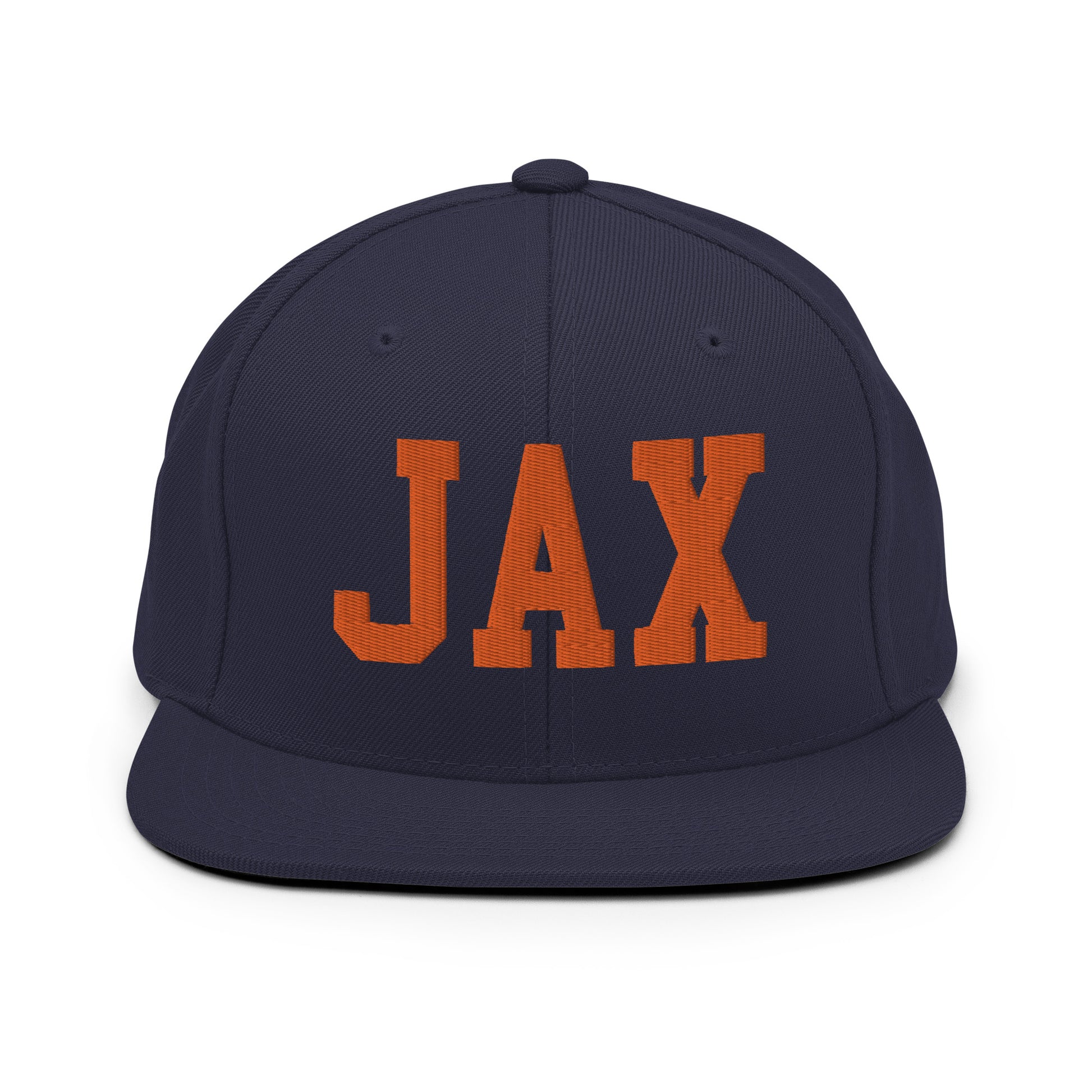 College-Style Classic Snapback Hat • Orange • JAX Jacksonville • YHM Designs - Image 19