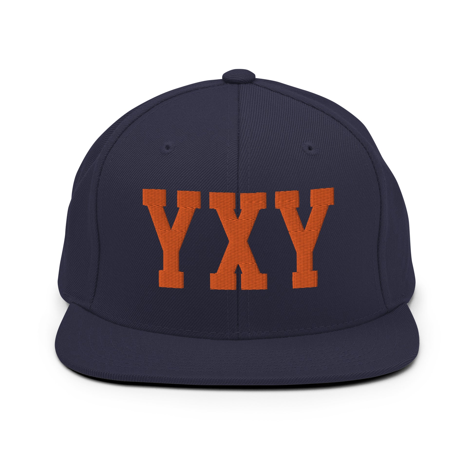College-Style Classic Snapback Hat • Orange • YXY Whitehorse • YHM Designs - Image 19