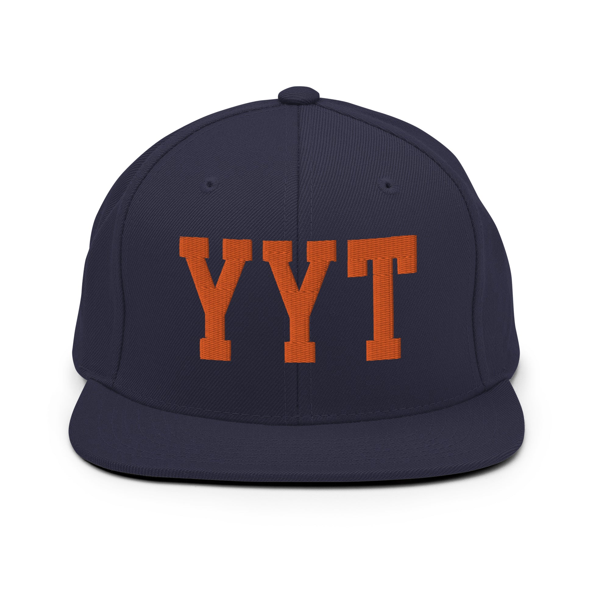 College-Style Classic Snapback Hat • Orange • YYT St. John's • YHM Designs - Image 19