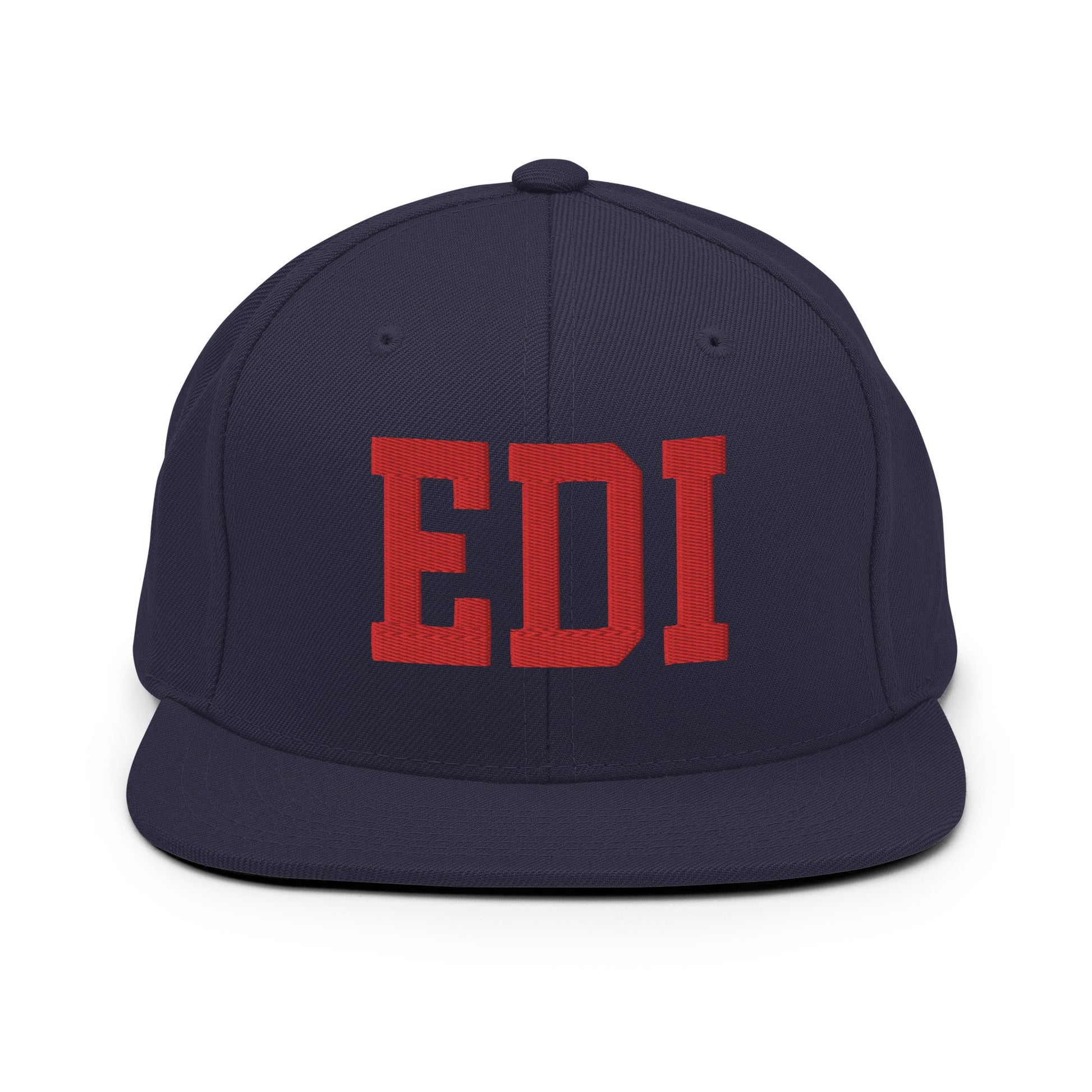 College-Style Classic Snapback Hat • Red • EDI Edinburgh • YHM Designs - Image 15