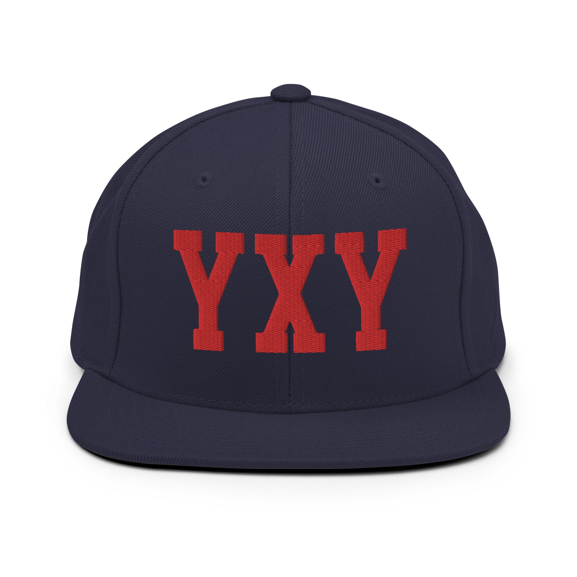College-Style Classic Snapback Hat • Red • YXY Whitehorse • YHM Designs - Image 15