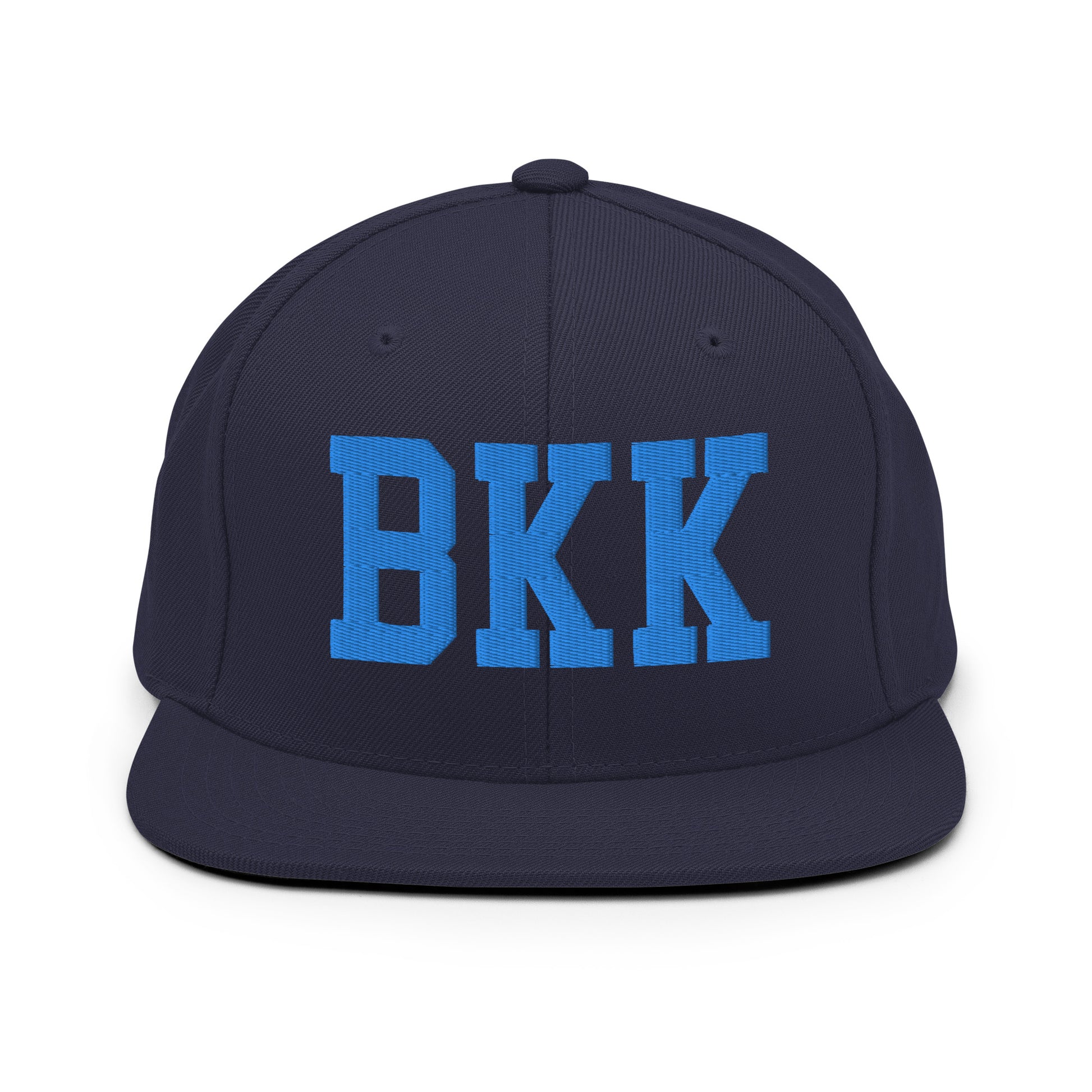 College-Style Classic Snapback Hat • Aqua Blue • BKK Bangkok • YHM Designs - Image 07