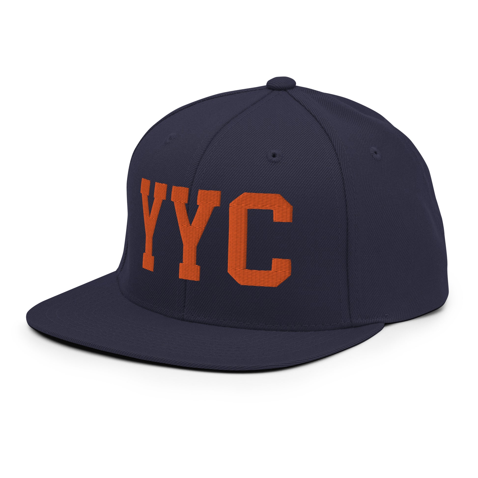 College-Style Classic Snapback Hat • Orange • YYC Calgary • YHM Designs - Image 21