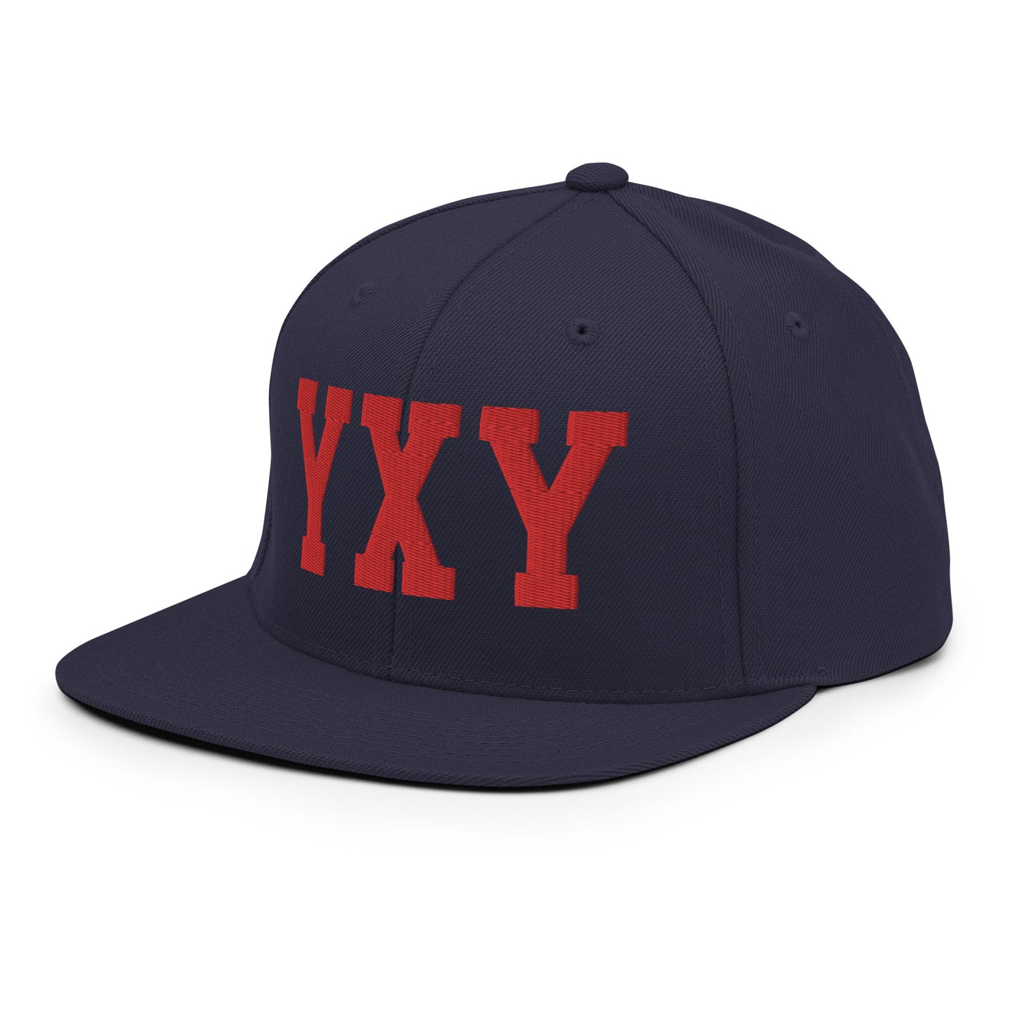 College-Style Classic Snapback Hat • Red • YXY Whitehorse • YHM Designs - Image 17