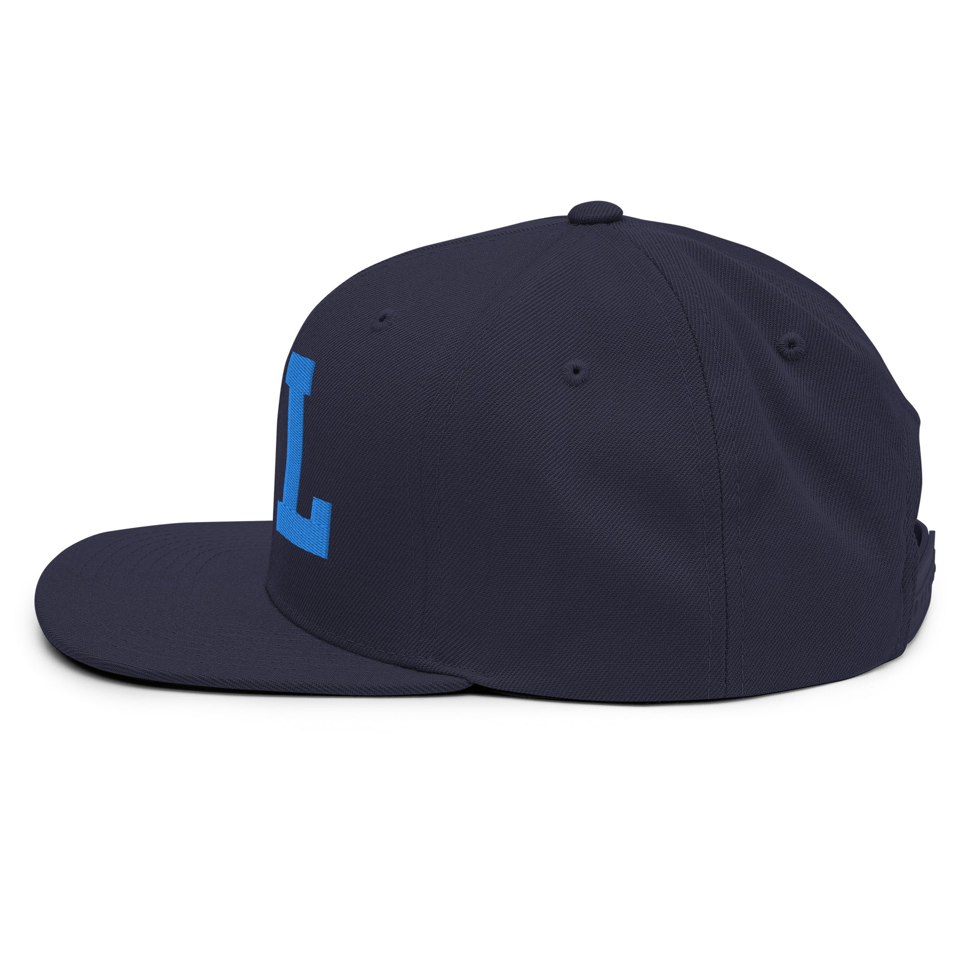 College-Style Classic Snapback Hat • Aqua Blue • STL St. Louis • YHM Designs - Image 09