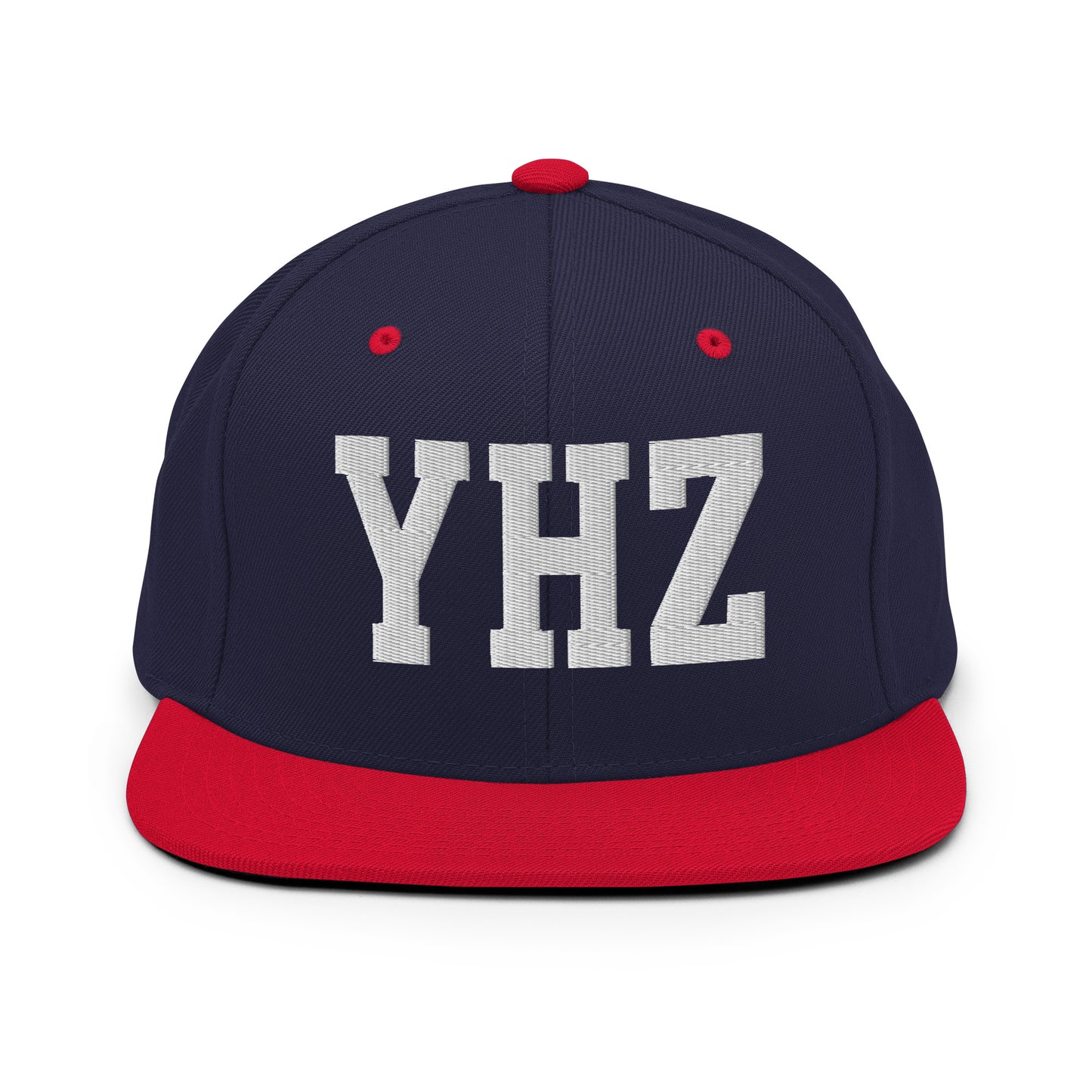 College-Style Classic Snapback Hat • White • YHZ Halifax Souvenir • YHM Designs - Image 19
