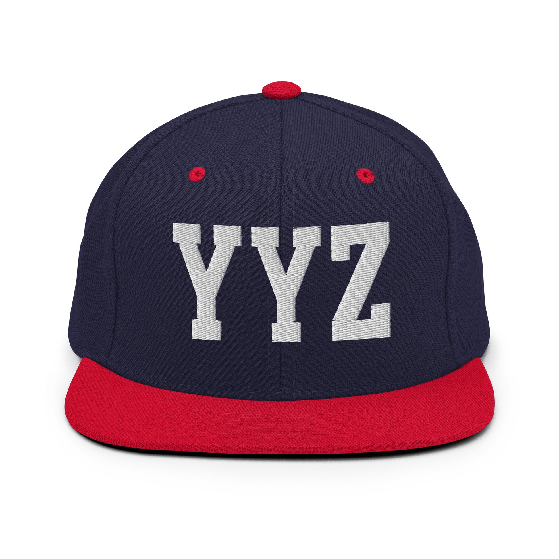College-Style Classic Snapback Hat • White • YYZ Toronto Souvenir • YHM Designs - Image 19