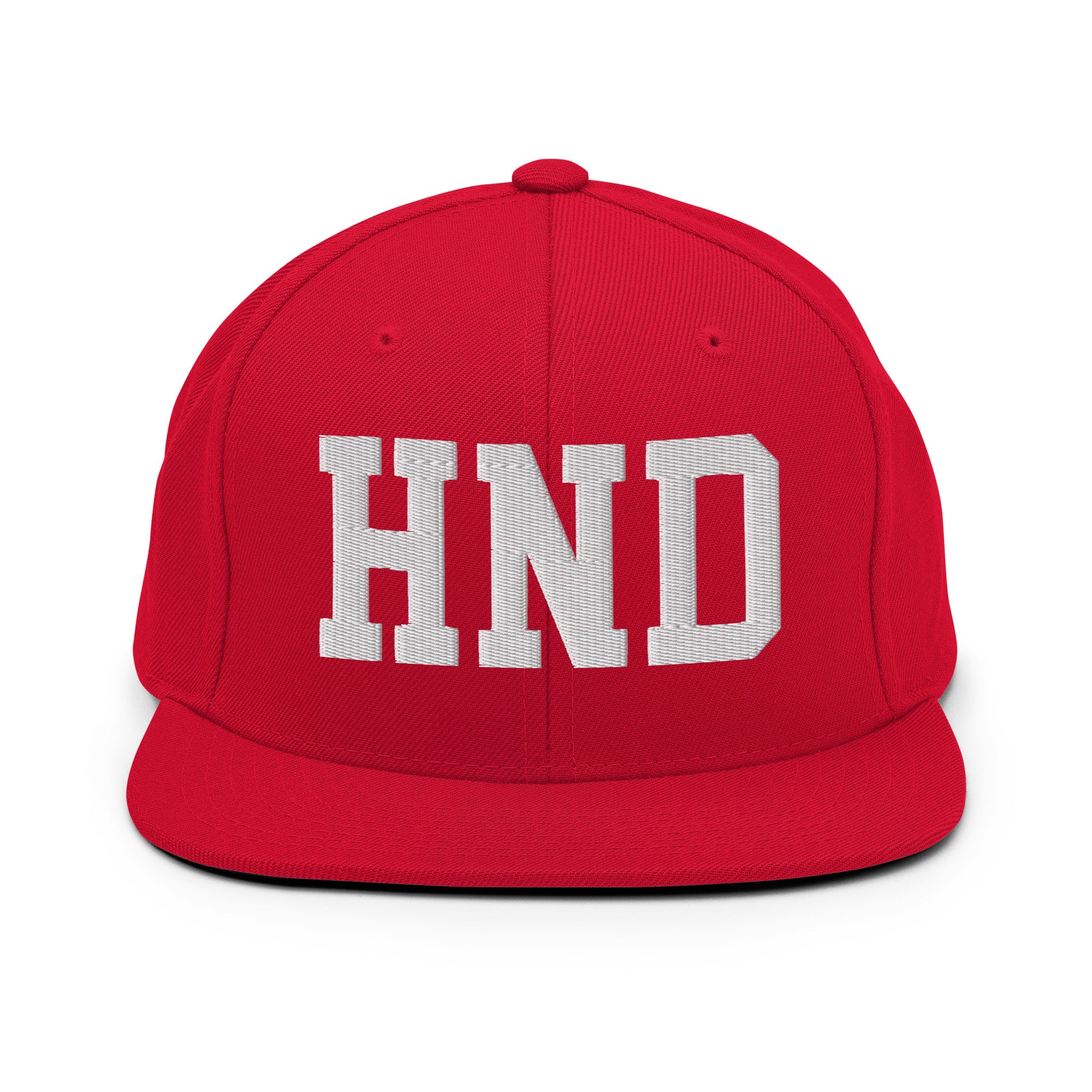 College-Style Classic Snapback Hat • White • HND Tokyo Souvenir • YHM Designs - Image 26