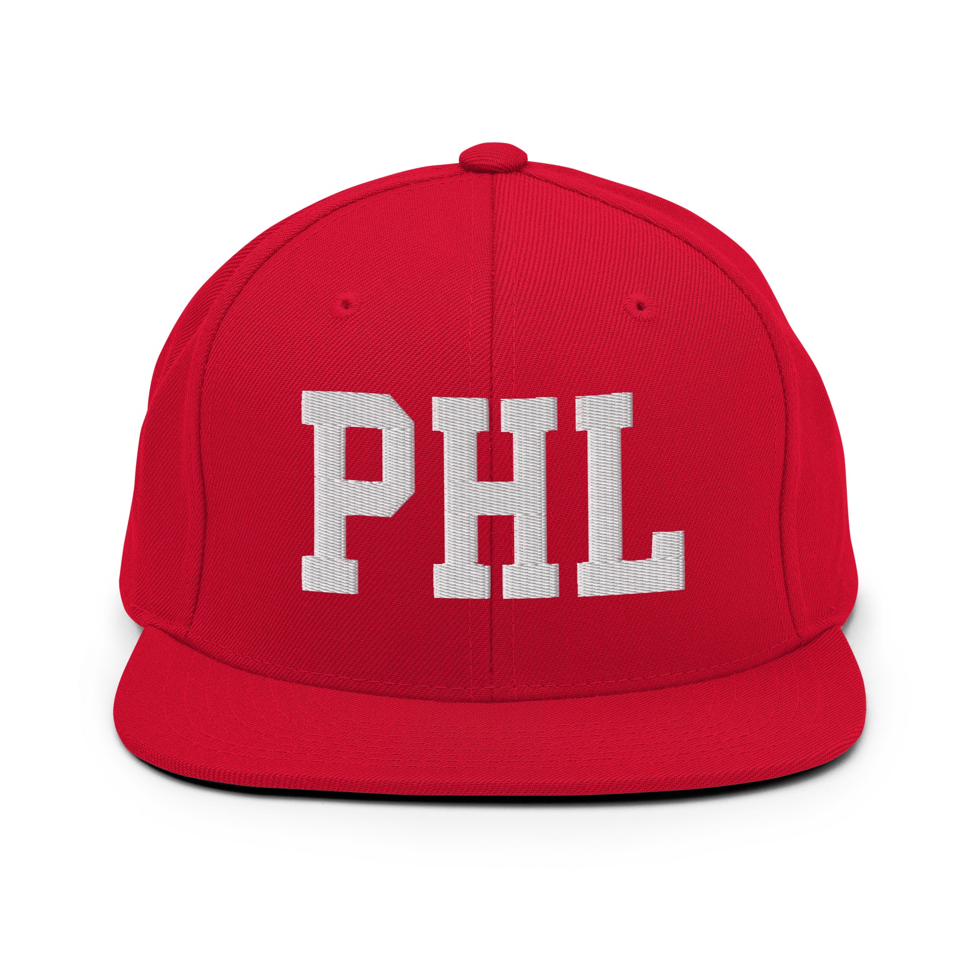 College-Style Classic Snapback Hat • White • PHL Philadelphia Souvenir • YHM Designs - Image 26