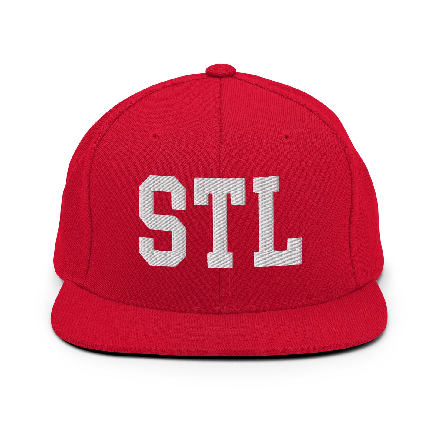 College-Style Classic Snapback Hat • White • STL St. Louis • YHM Designs - Image 26