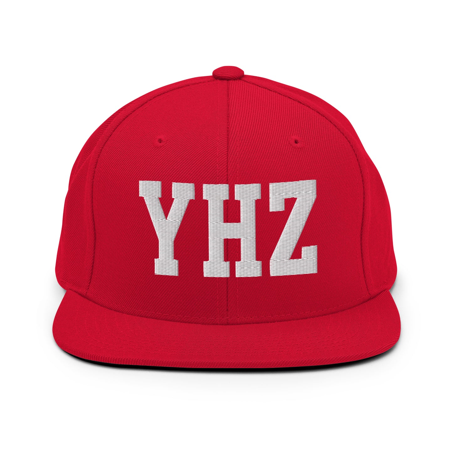 College-Style Classic Snapback Hat • White • YHZ Halifax Souvenir • YHM Designs - Image 26