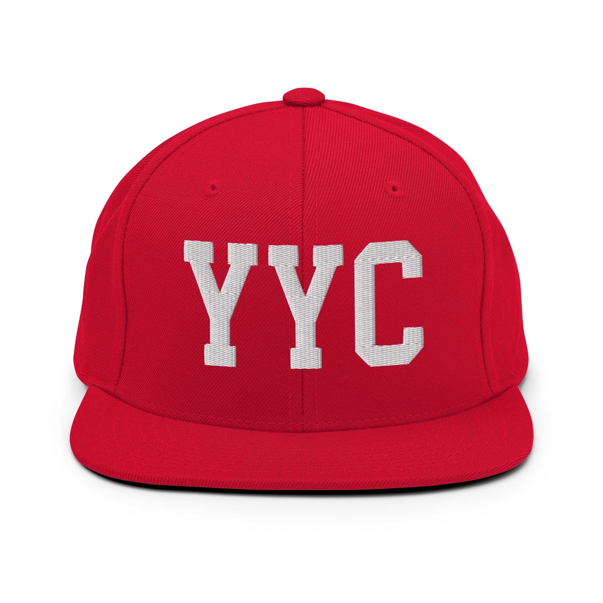 College-Style Classic Snapback Hat • White • YYC Calgary • YHM Designs - Image 26