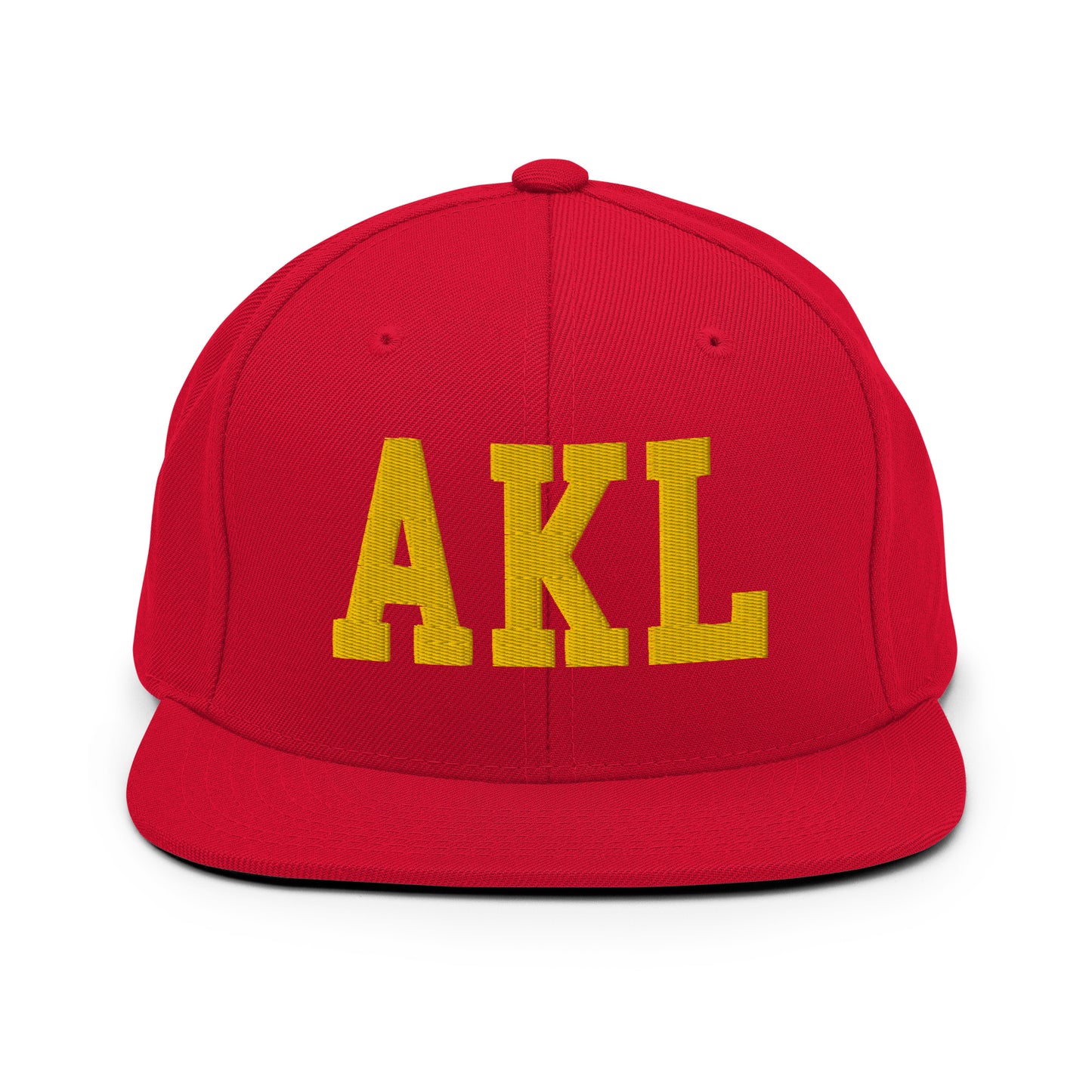 College-Style Classic Snapback Hat • Gold • AKL Auckland Souvenir • YHM Designs - Image 18