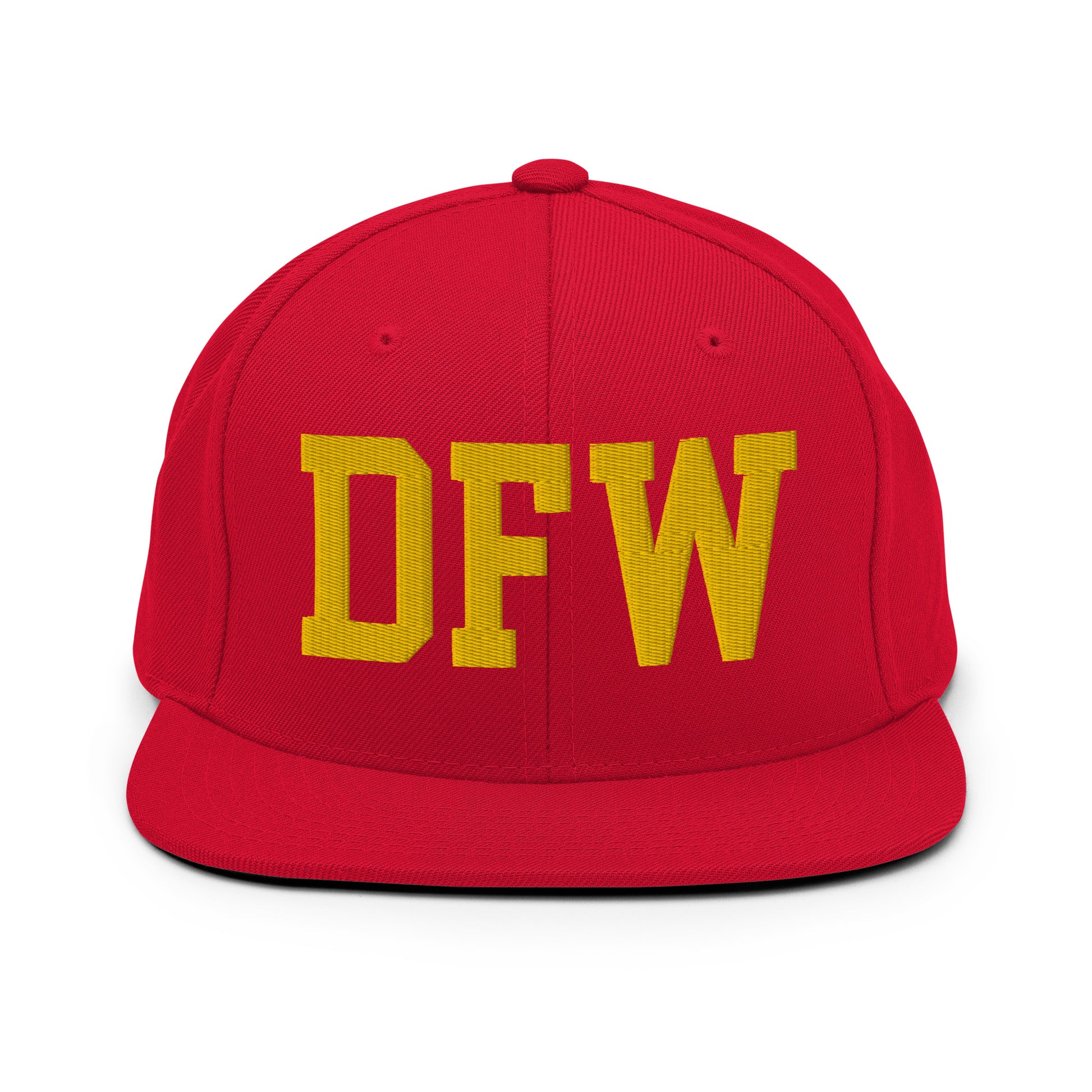 College-Style Classic Snapback Hat • Gold • DFW Dallas • YHM Designs - Image 18