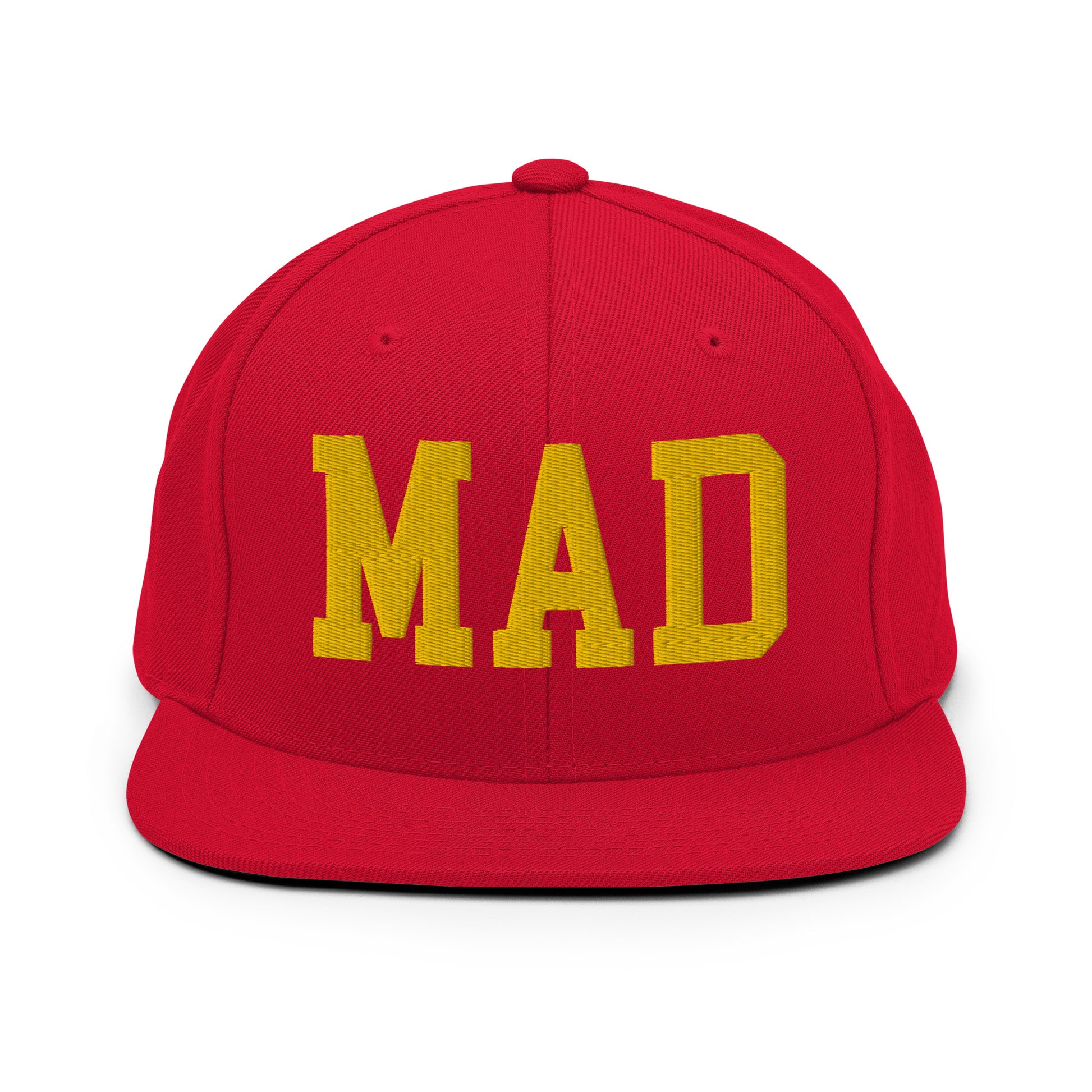 College-Style Classic Snapback Hat • Gold • MAD Madrid • YHM Designs - Image 18