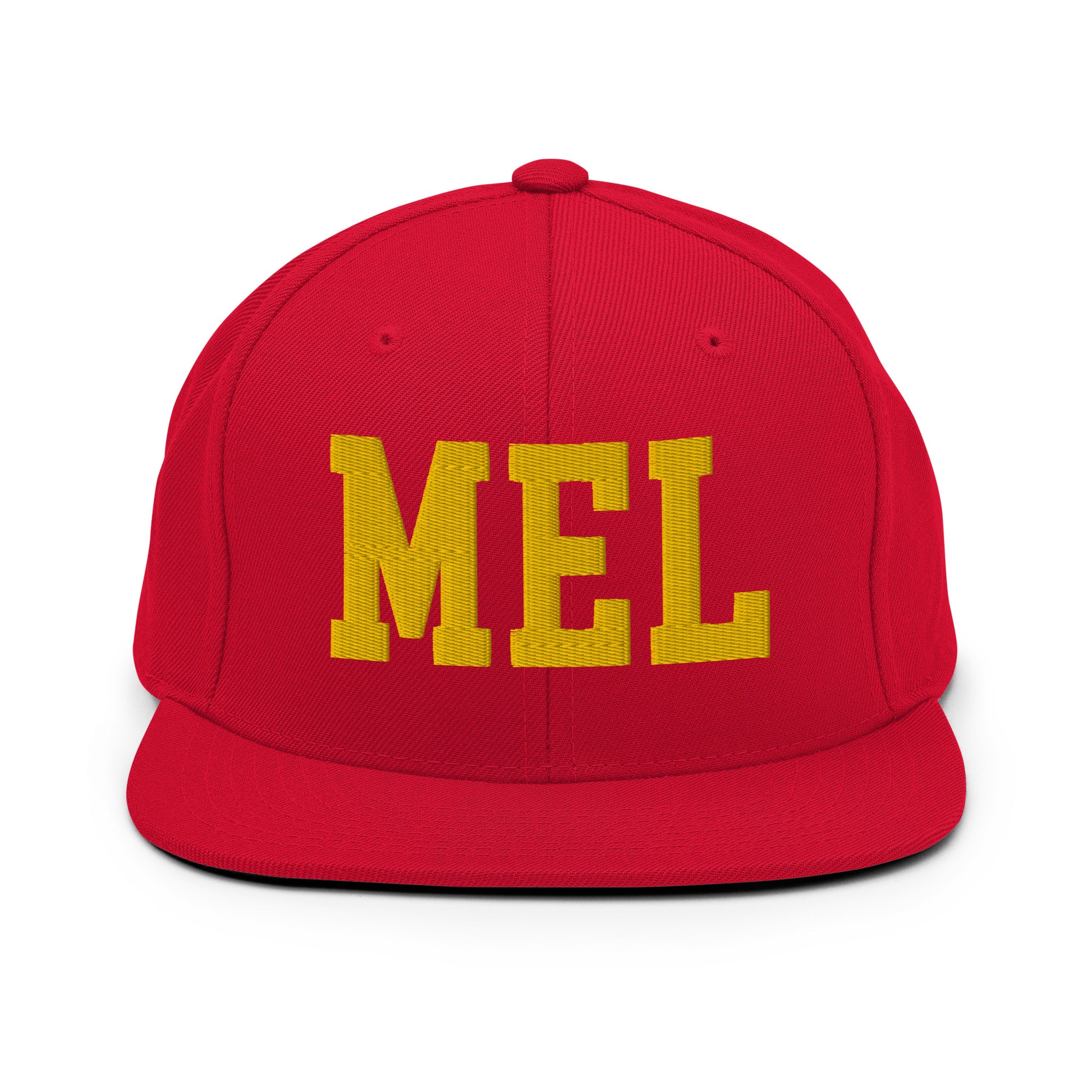College-Style Classic Snapback Hat • Gold • MEL Melbourne • YHM Designs - Image 18