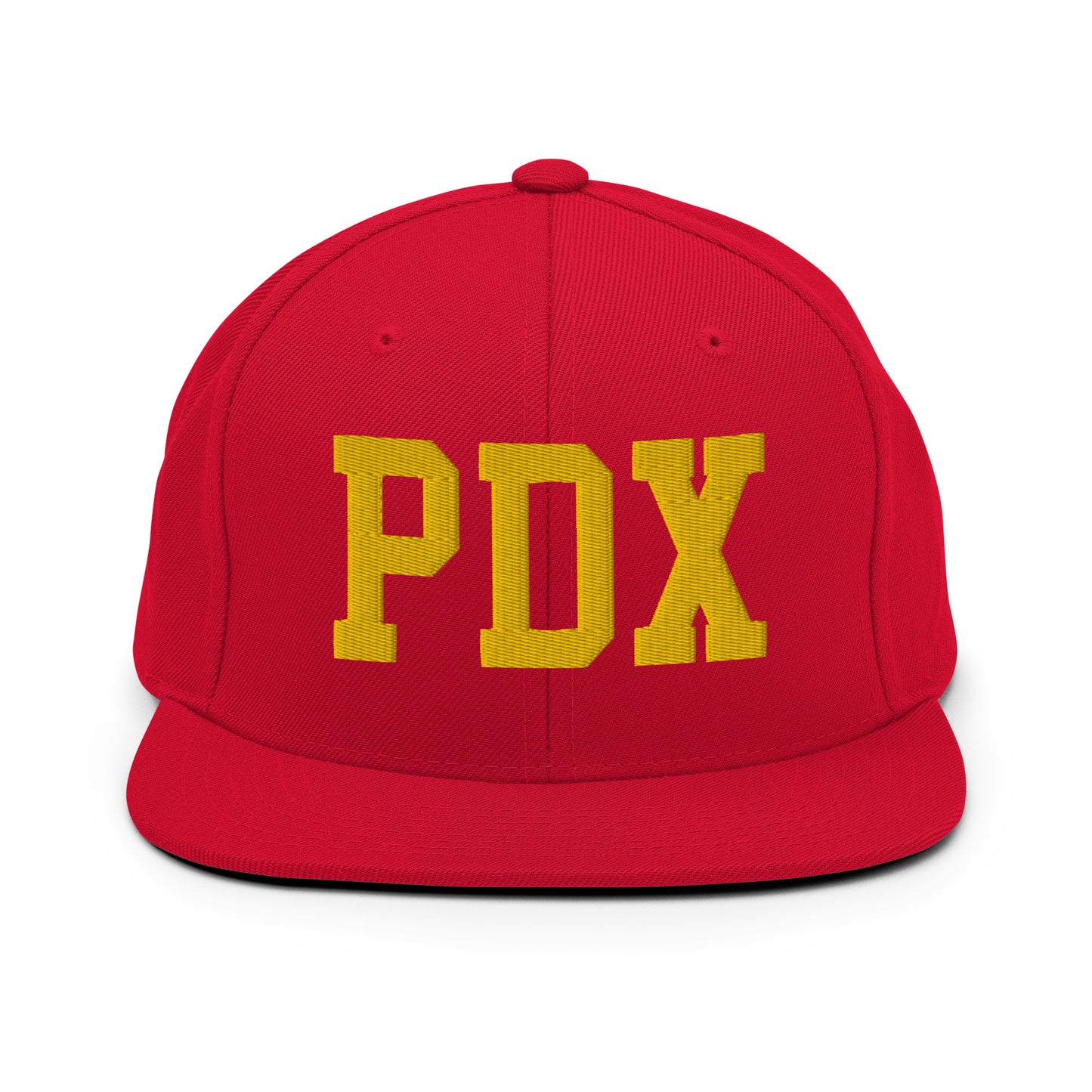 College-Style Classic Snapback Hat • Gold • PDX Portland • YHM Designs - Image 18