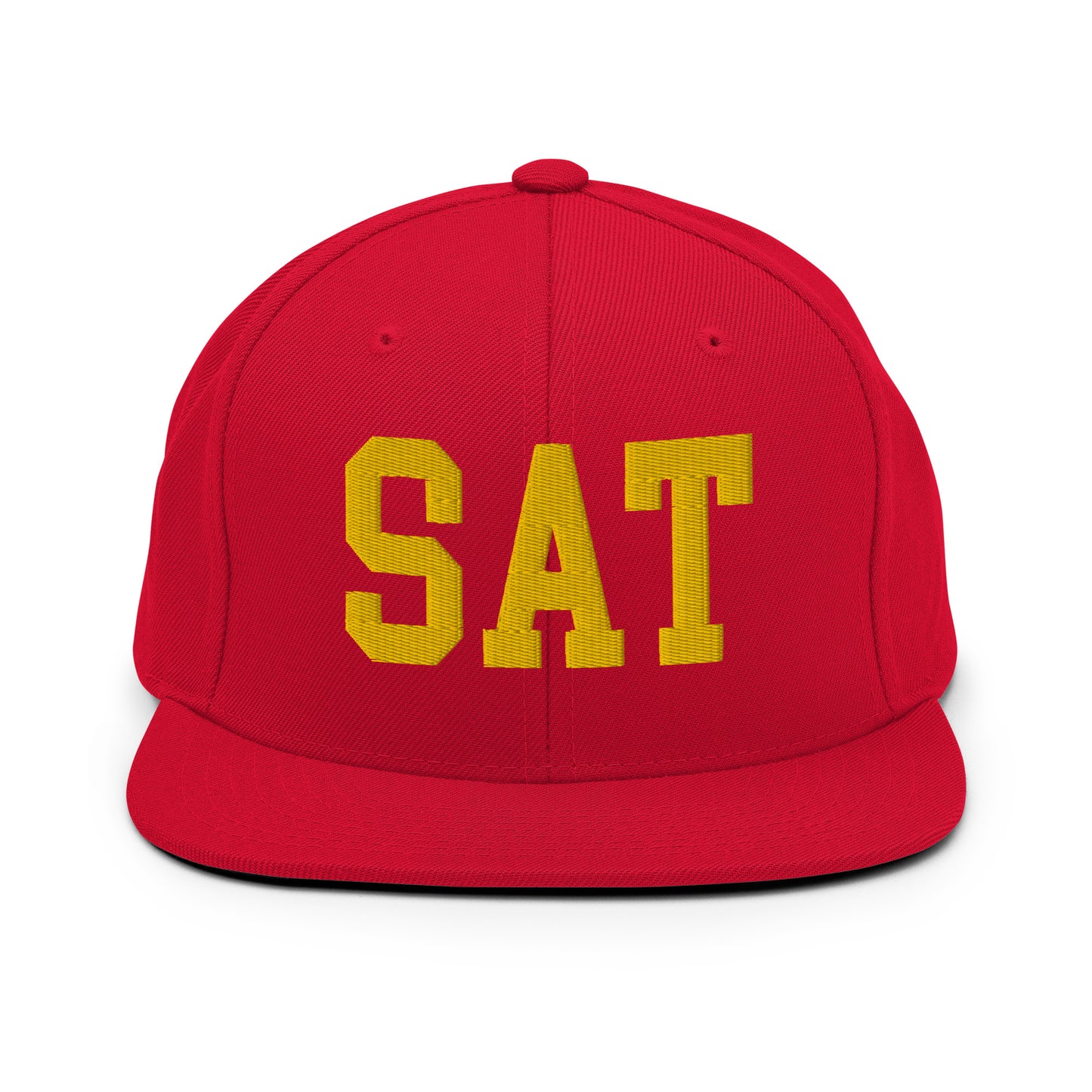 College-Style Classic Snapback Hat • Gold • SAT San Antonio • YHM Designs - Image 18