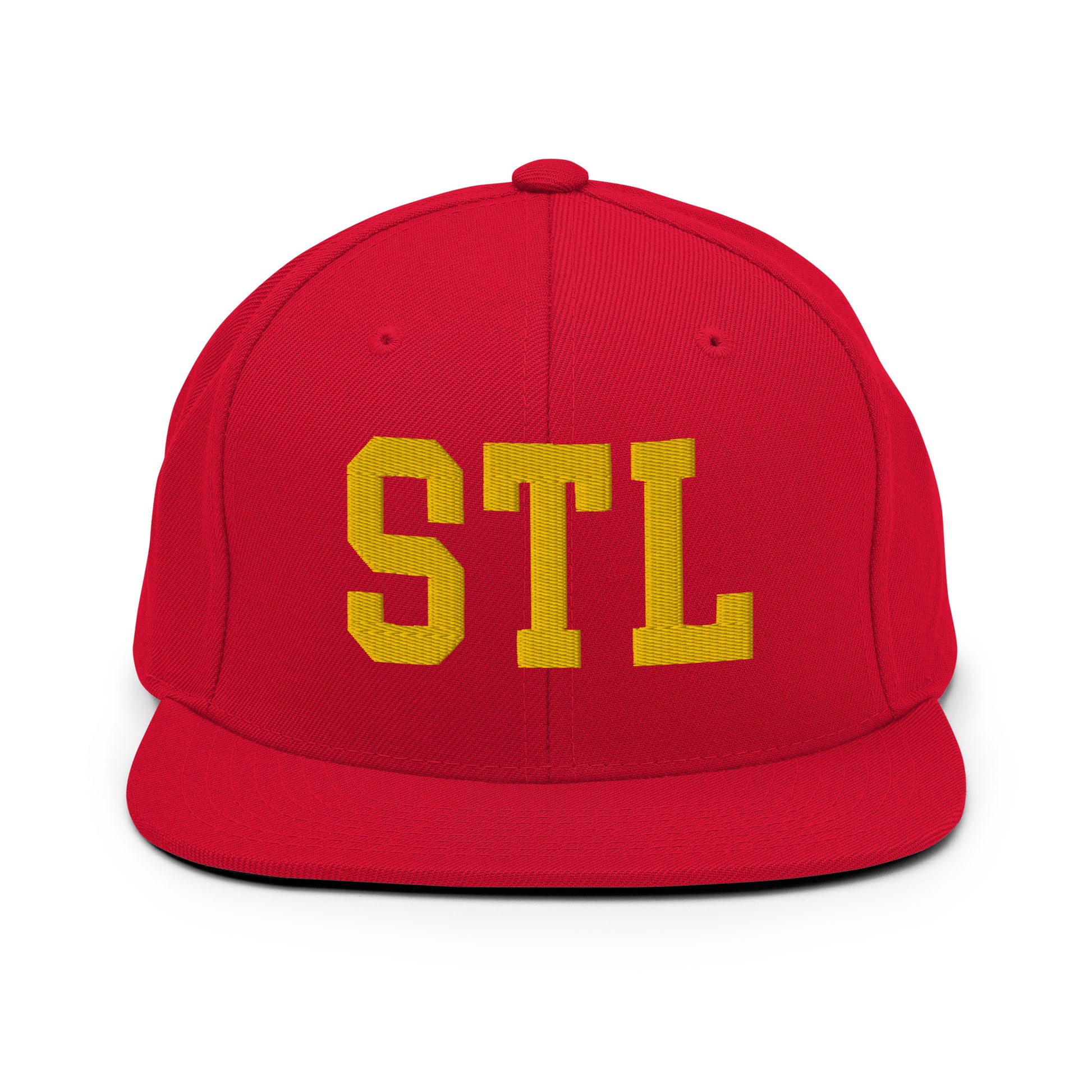 College-Style Classic Snapback Hat • Gold • STL St. Louis • YHM Designs - Image 18