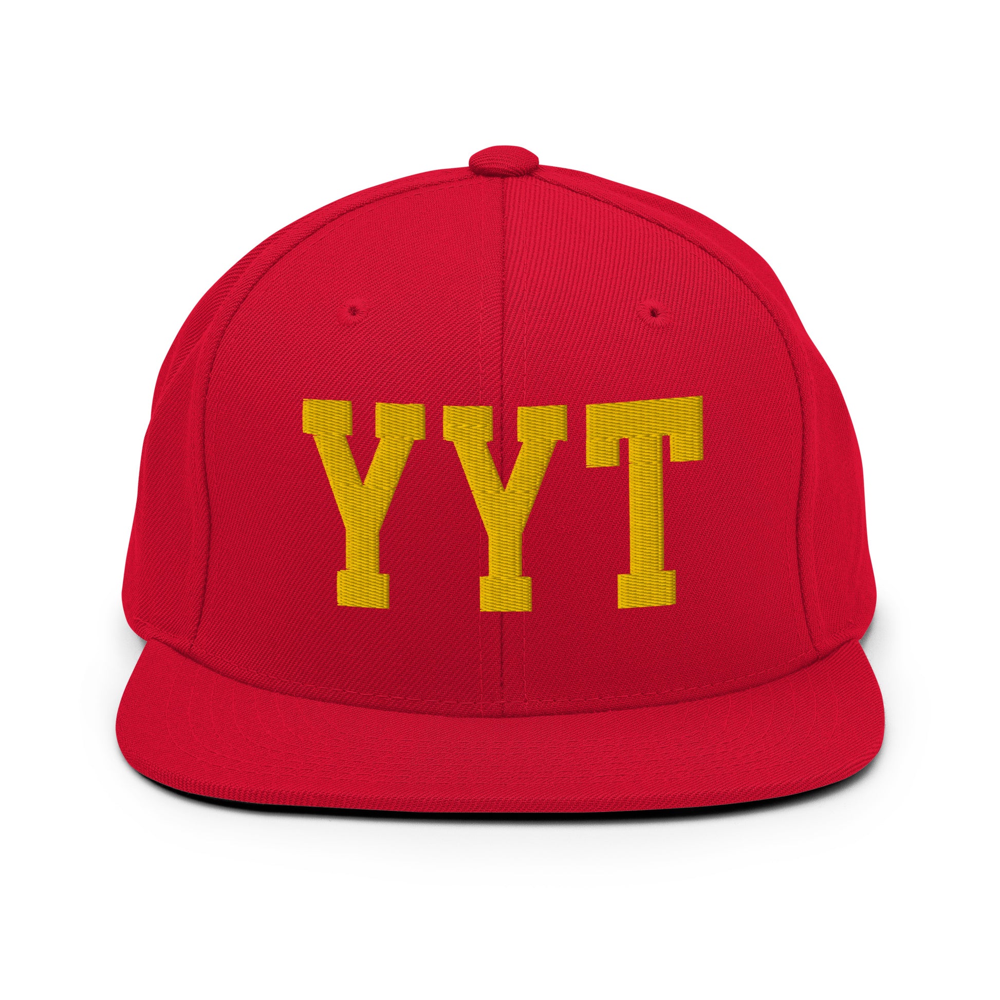 College-Style Classic Snapback Hat • Gold • YYT St. John's • YHM Designs - Image 18