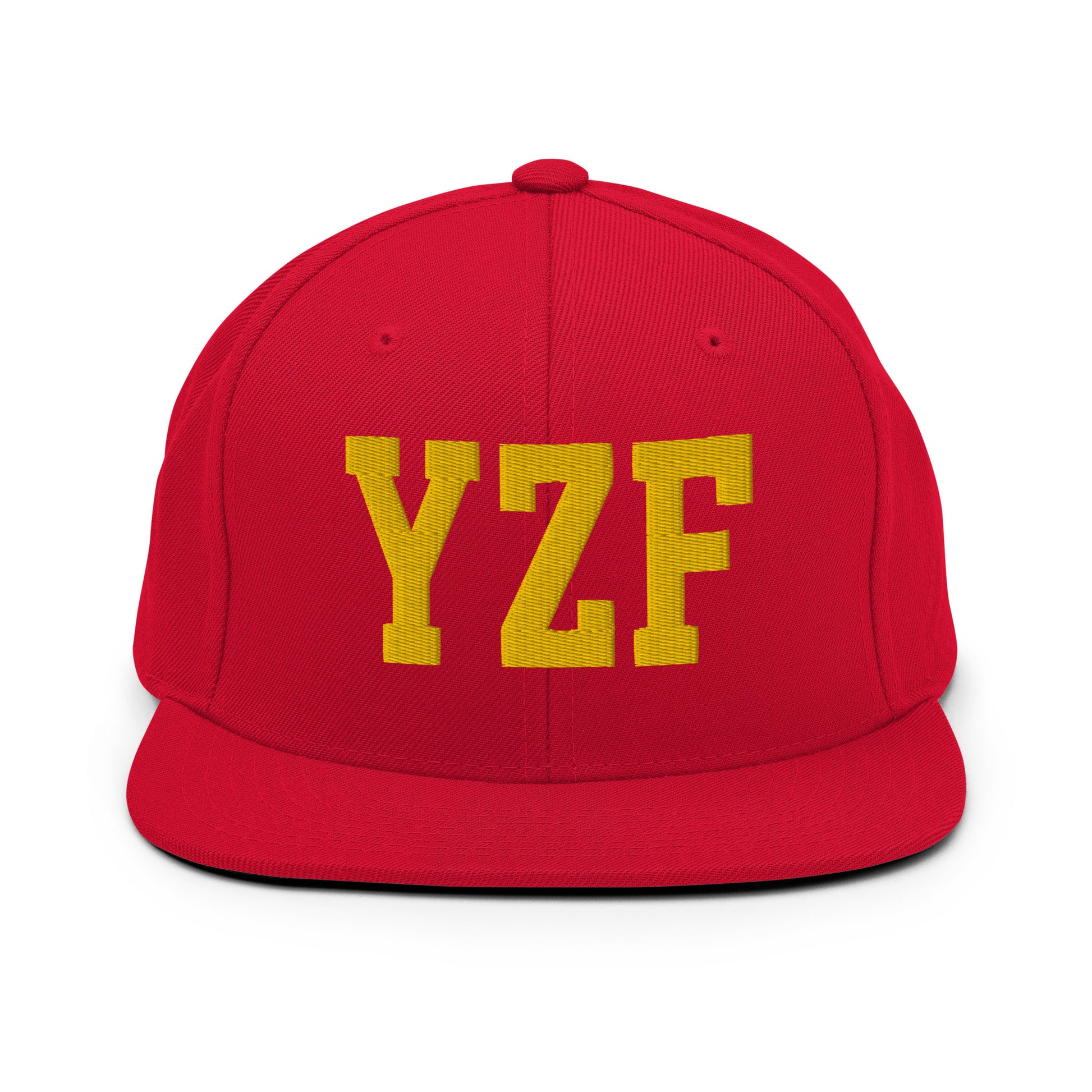 College-Style Classic Snapback Hat • Gold • YZF Yellowknife • YHM Designs - Image 18
