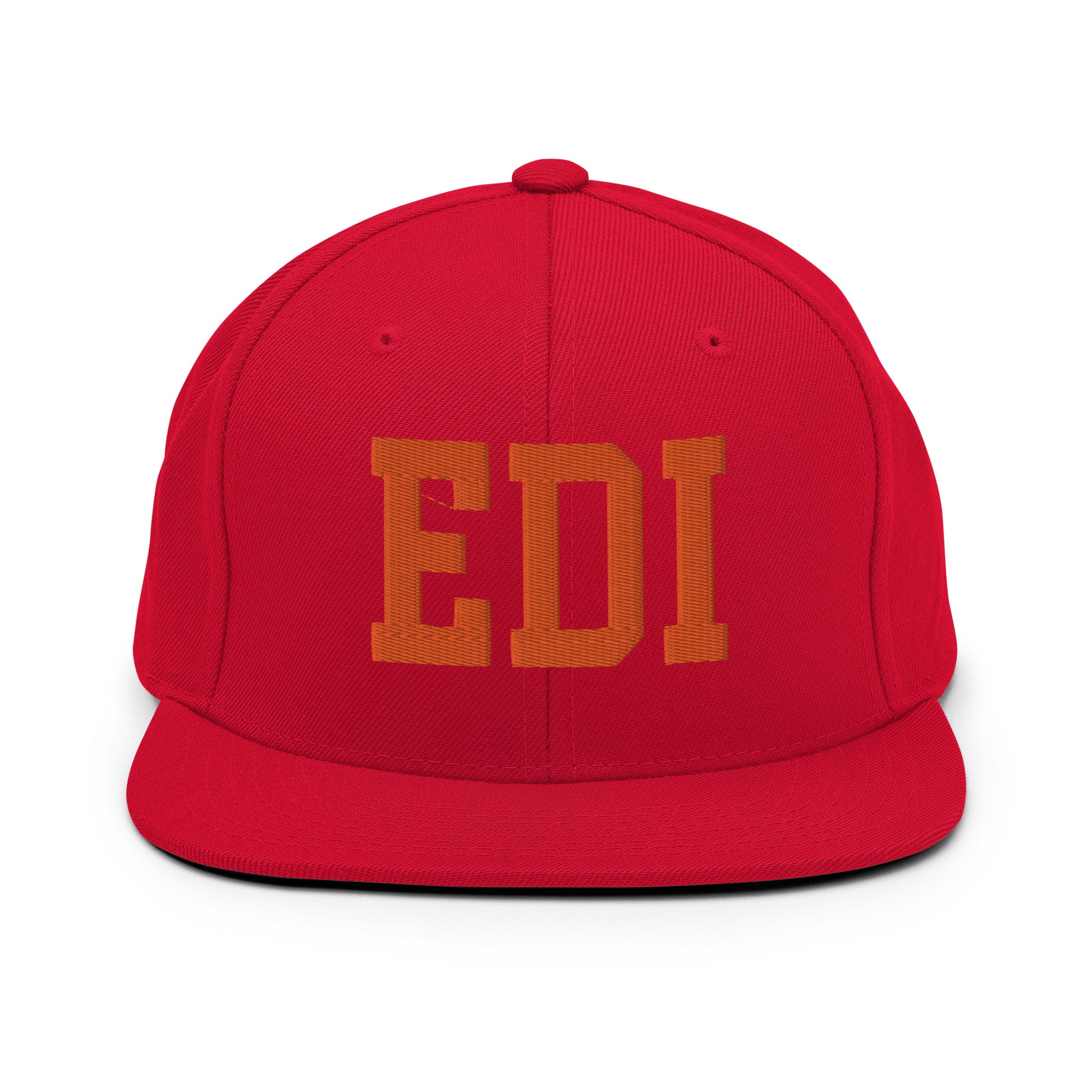 College-Style Classic Snapback Hat • Orange • EDI Edinburgh • YHM Designs - Image 27