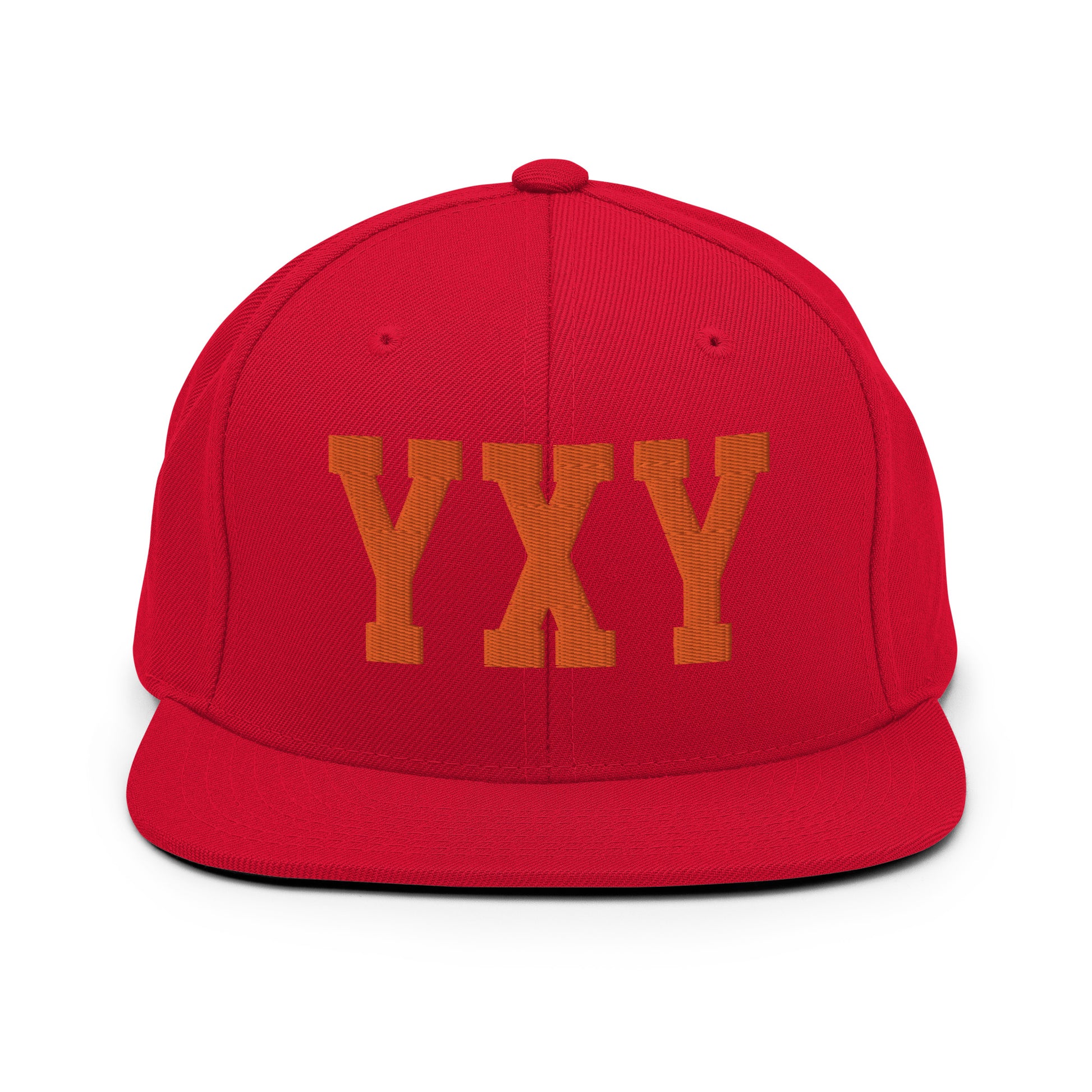 College-Style Classic Snapback Hat • Orange • YXY Whitehorse • YHM Designs - Image 27