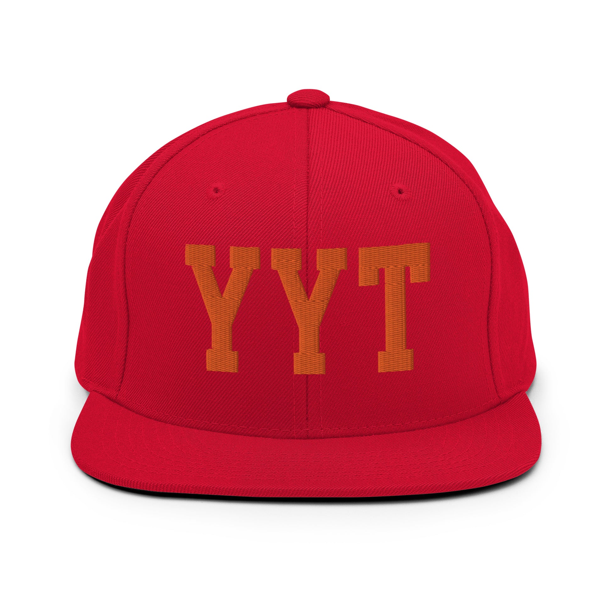 College-Style Classic Snapback Hat • Orange • YYT St. John's • YHM Designs - Image 27