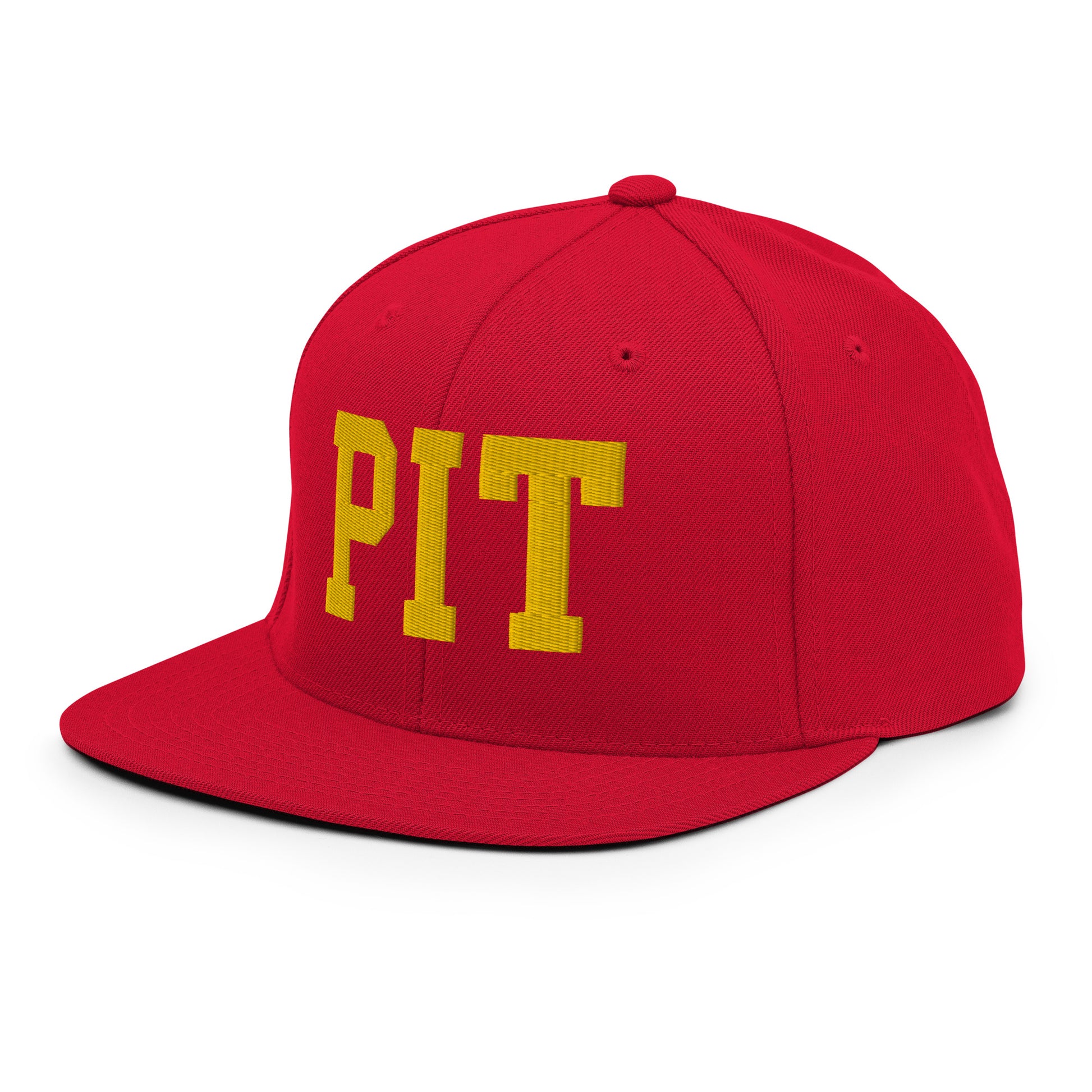 College-Style Classic Snapback Hat • Gold • PIT Pittsburgh • YHM Designs - Image 20