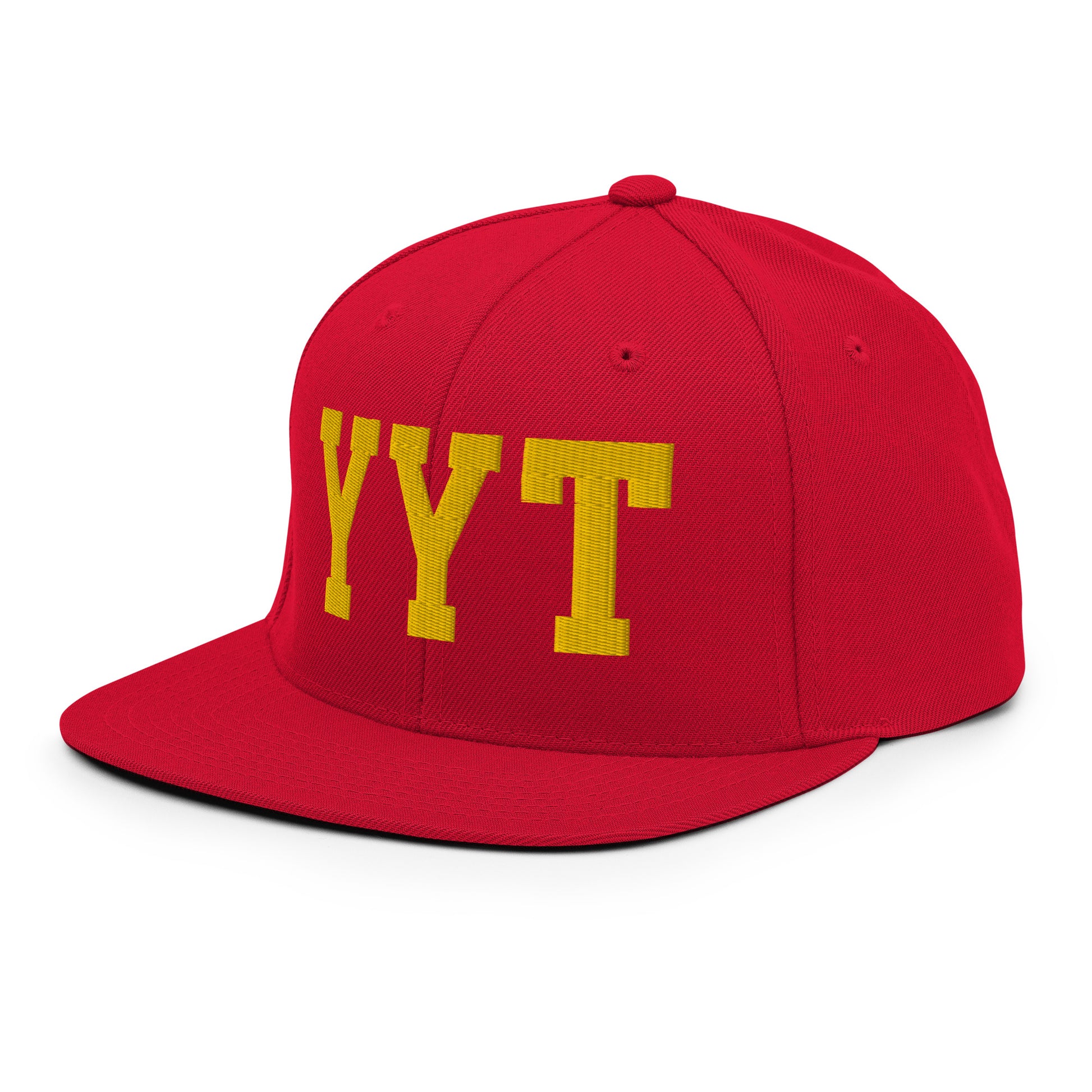 College-Style Classic Snapback Hat • Gold • YYT St. John's • YHM Designs - Image 20