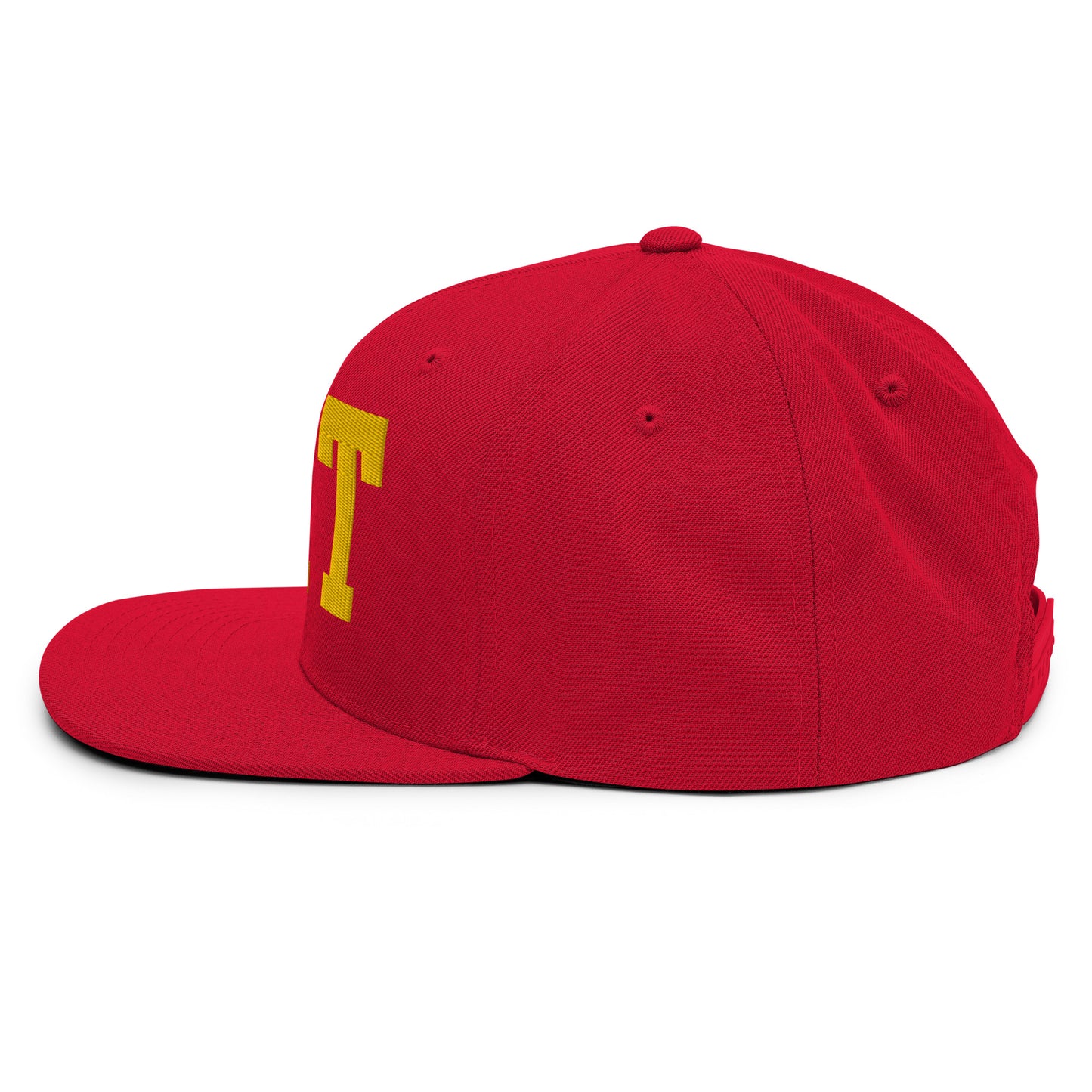 College-Style Classic Snapback Hat • Gold • SAT San Antonio • YHM Designs - Image 21