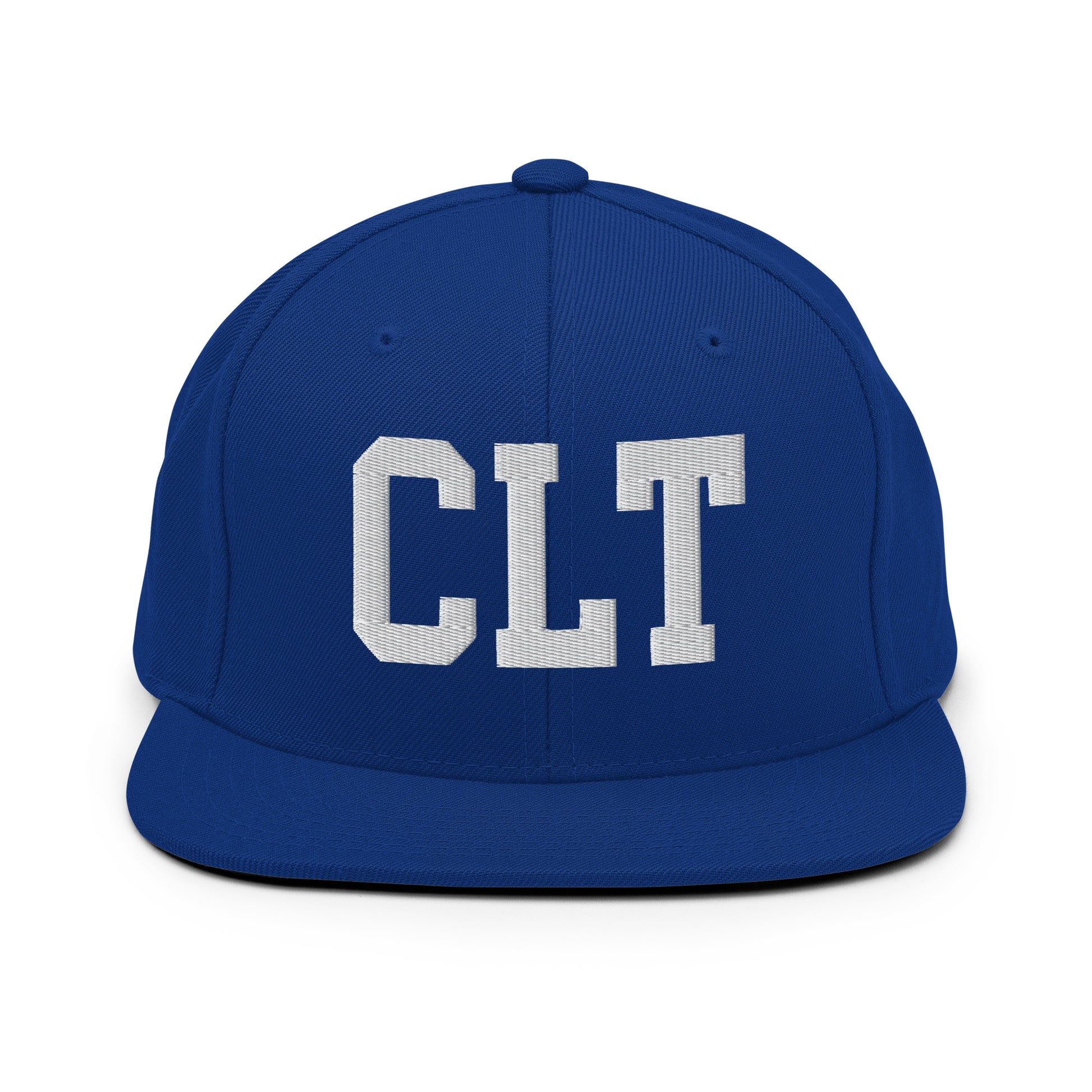 College-Style Classic Snapback Hat • White • CLT Charlotte • YHM Designs - Image 11