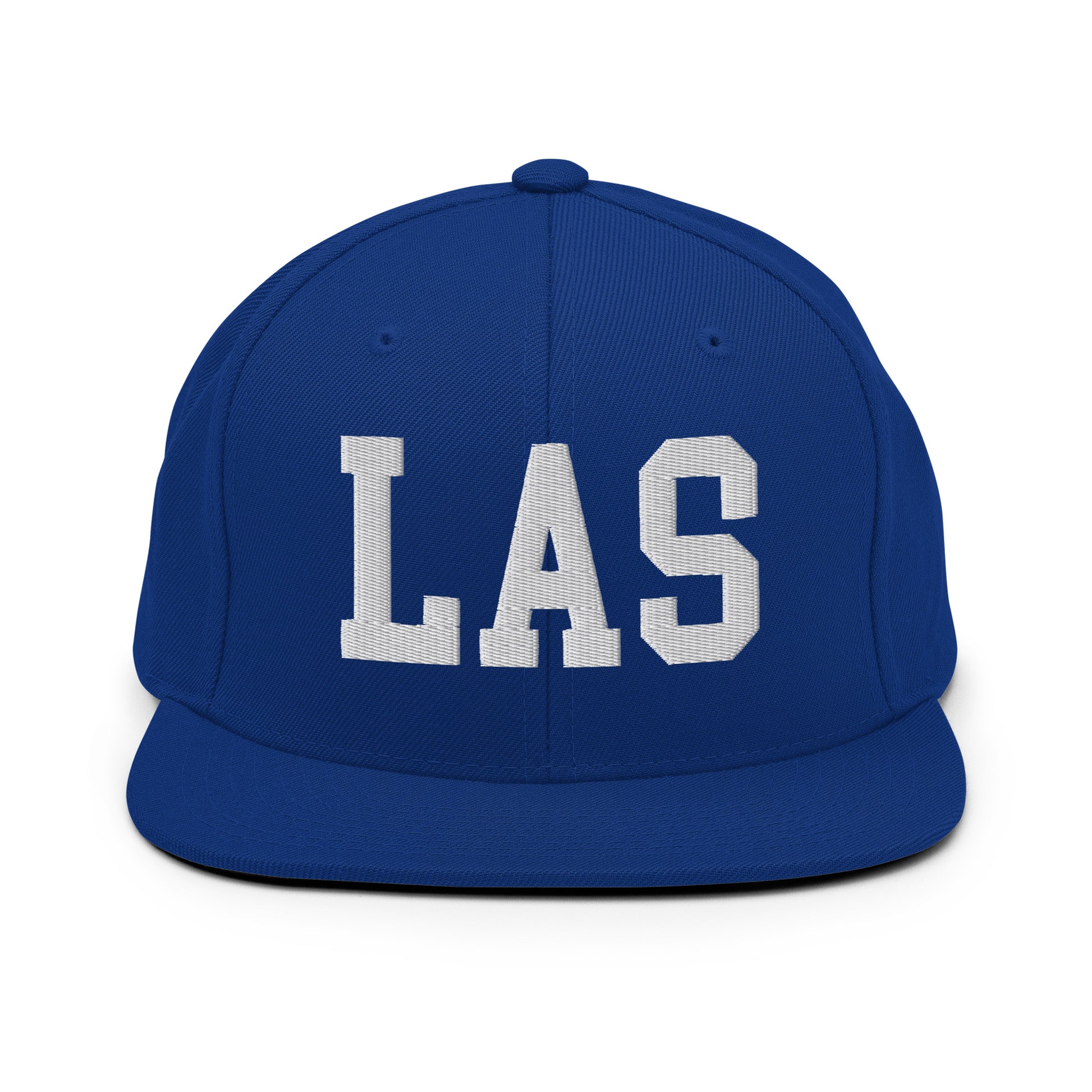 College-Style Classic Snapback Hat • White • LAS Las Vegas • YHM Designs - Image 11