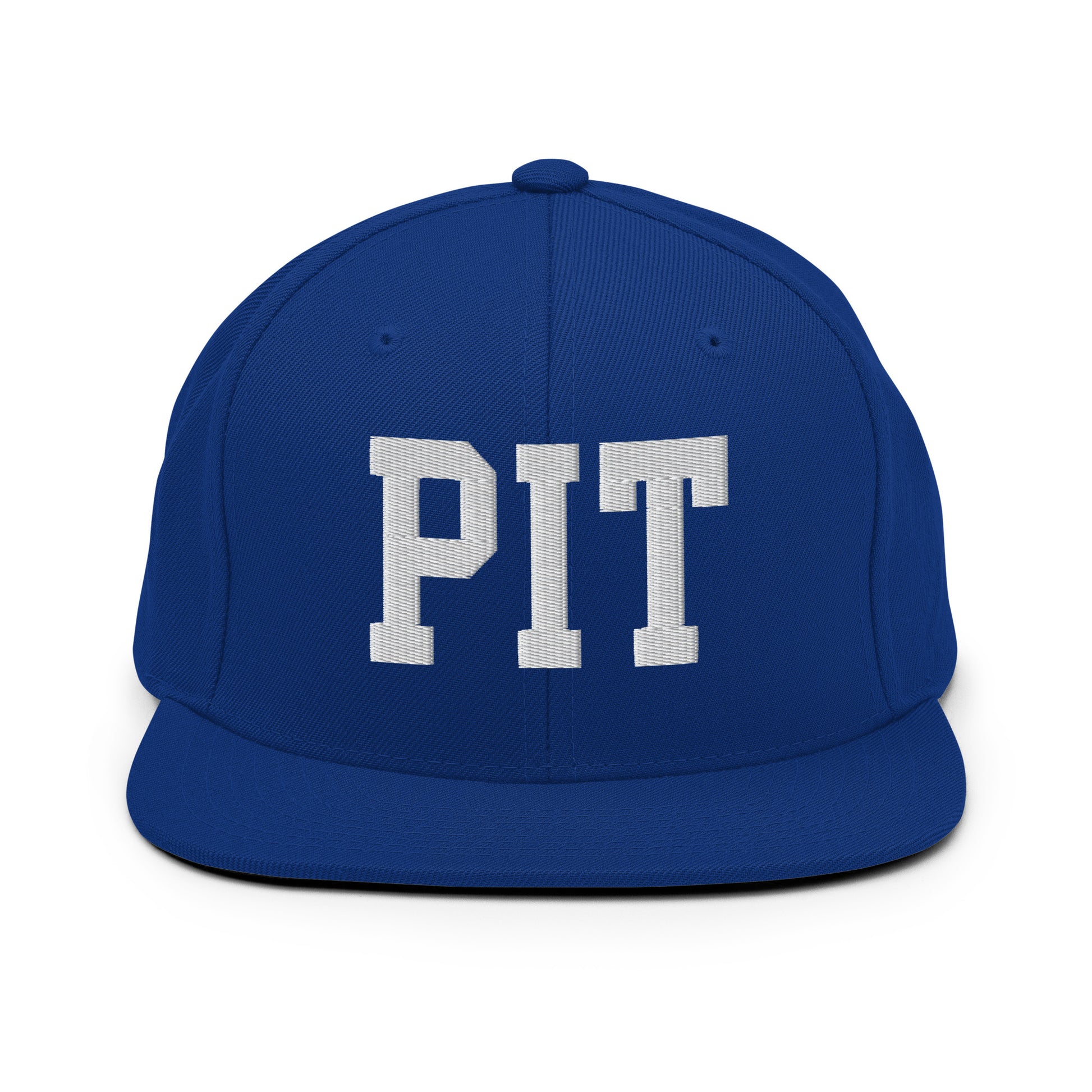 College-Style Classic Snapback Hat • White • PIT Pittsburgh Souvenir • YHM Designs - Image 11