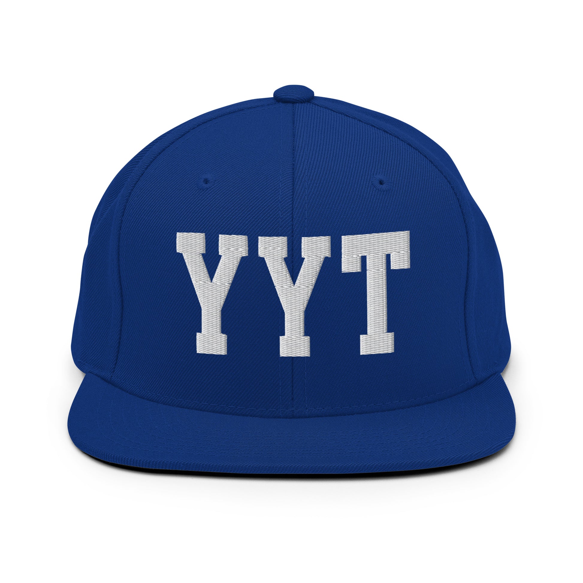 College-Style Classic Snapback Hat • White • YYT St. John's Souvenir • YHM Designs - Image 11