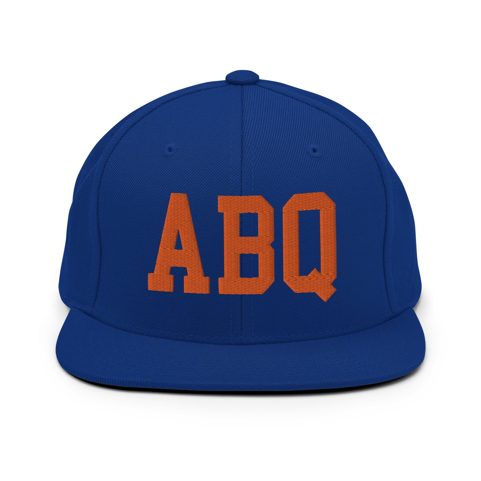 College-Style Classic Snapback Hat • Orange • ABQ Albuquerque • YHM Designs - Image 15