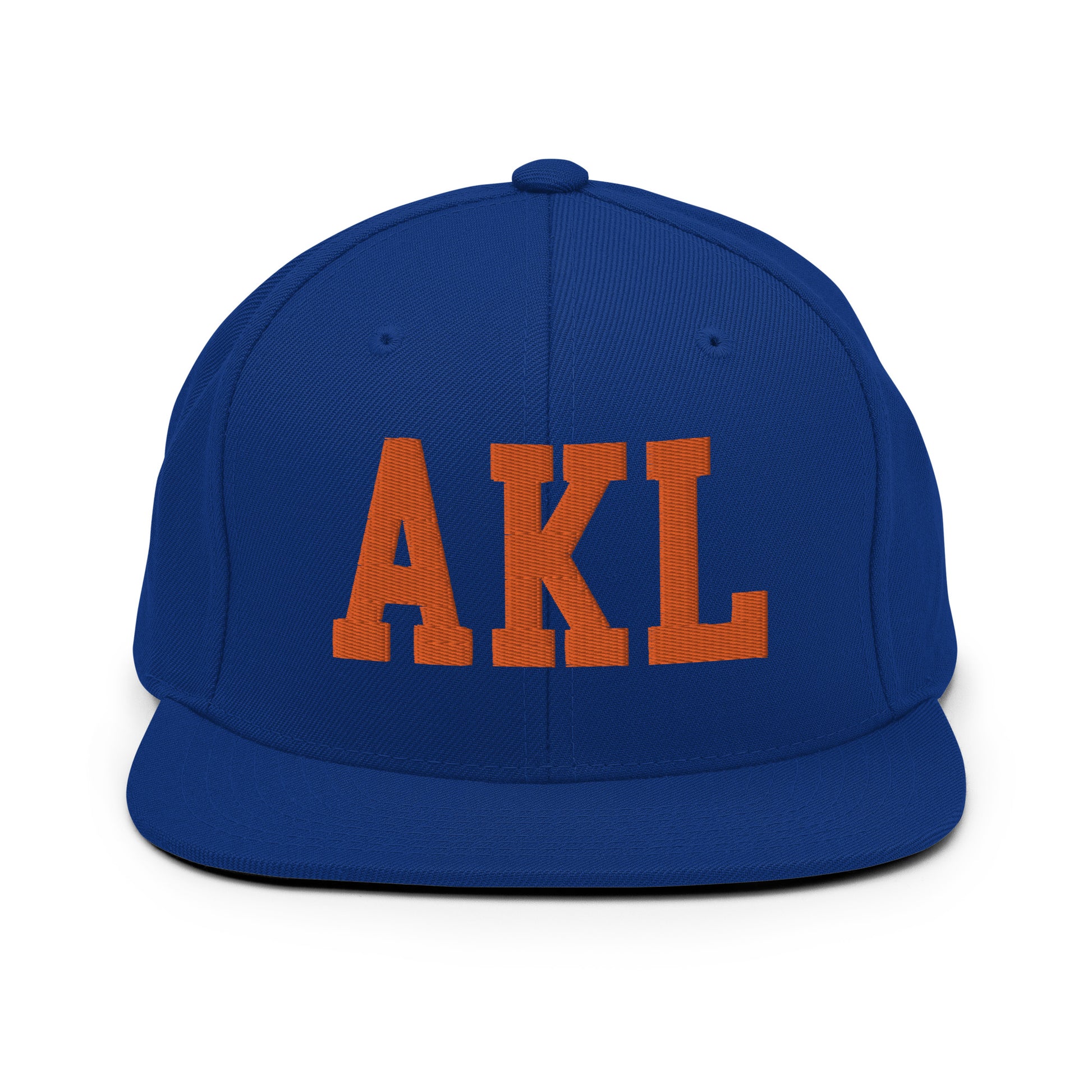 College-Style Classic Snapback Hat • Orange • AKL Auckland • YHM Designs - Image 15